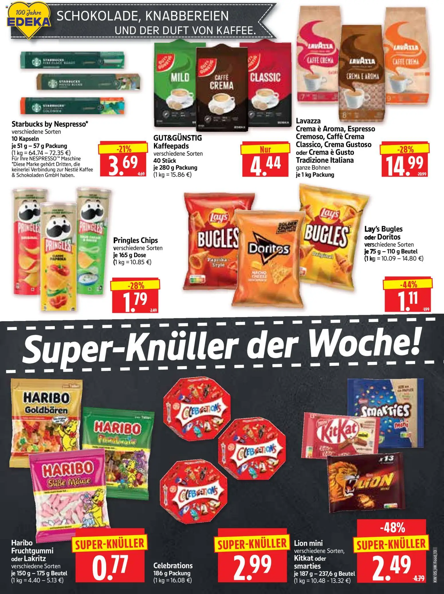 HERKULES Prospekt 	 – gültig ab 26.01.2026 | Seite: 13 | Produkte: Lavazza, Kaffee, Celebrations, Pringles