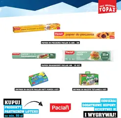 Pogląd oferty "Topaz Gazetka - Katalog Produktów Objętych Loterią" - ważna od 01.12.2025 | Strona: 95 | Produkty: Papier śniadaniowy, Papier do pieczenia, Sandwich