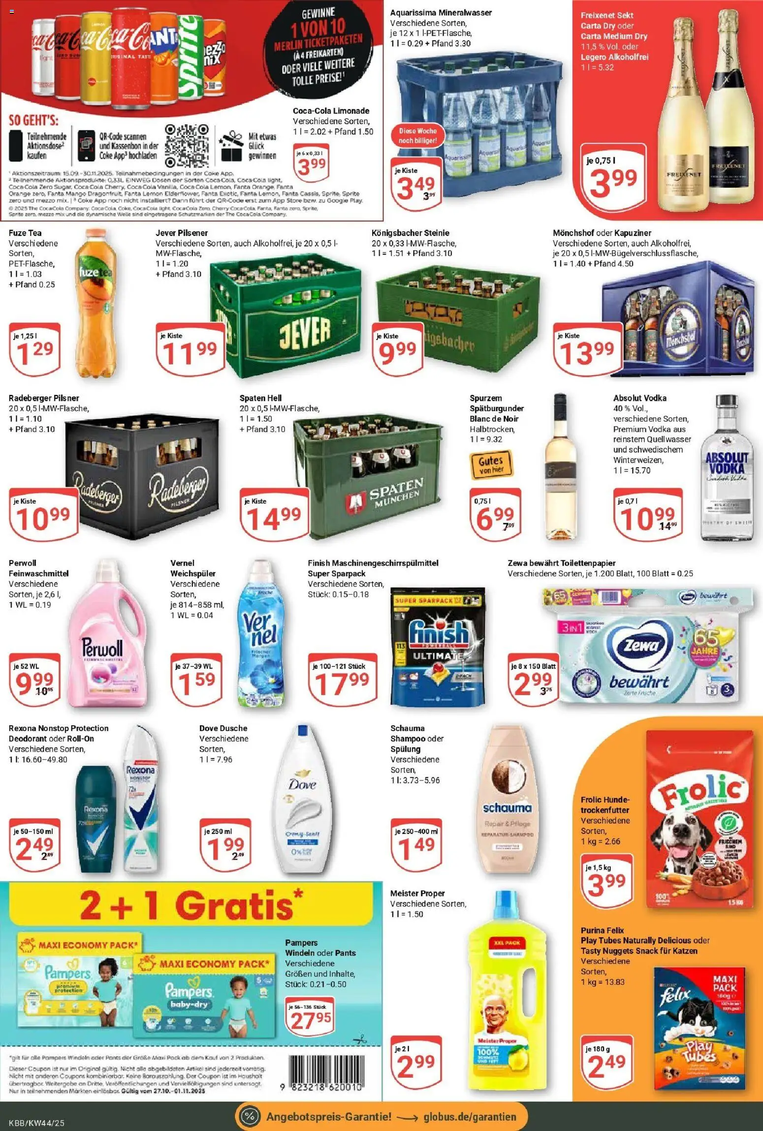 Globus prospekt Koblenz-Bubenheim	 – gültig ab 26.10.2025 | Seite: 7 | Produkte: Freixenet, Spülung, Mango, Toilettenpapier