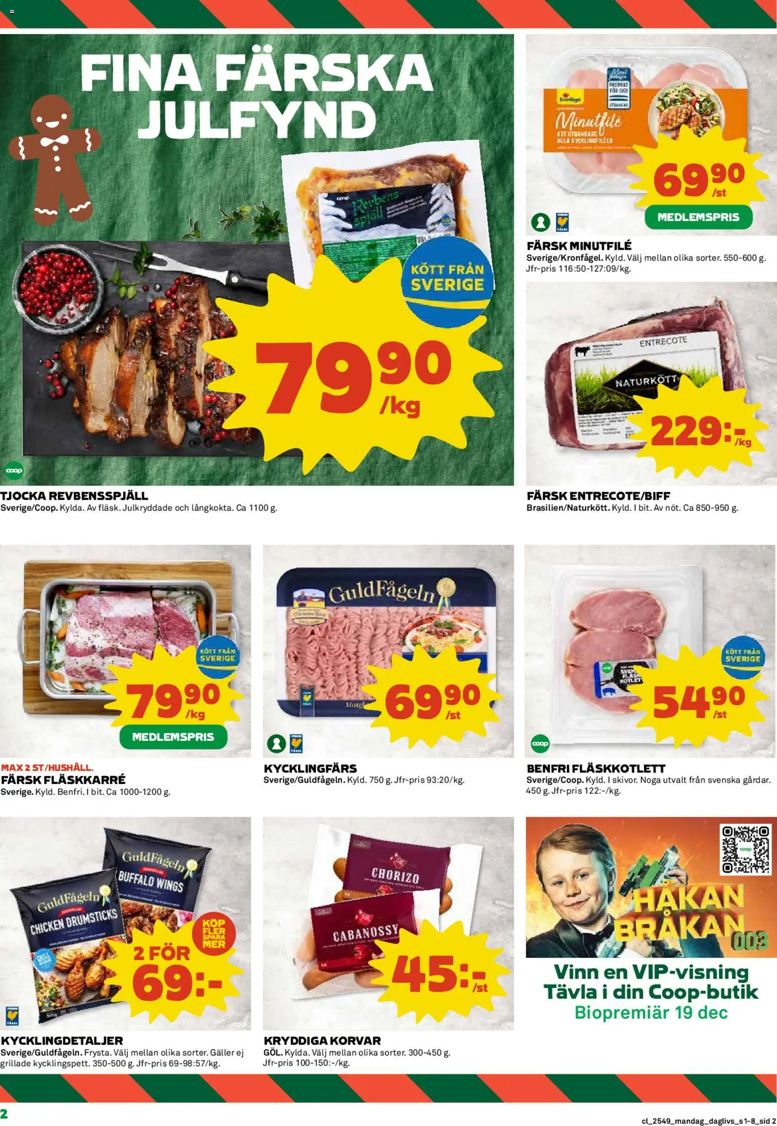 Coop Daglivs reklamblad aktuell från 01.12.2025 | Sida: 2