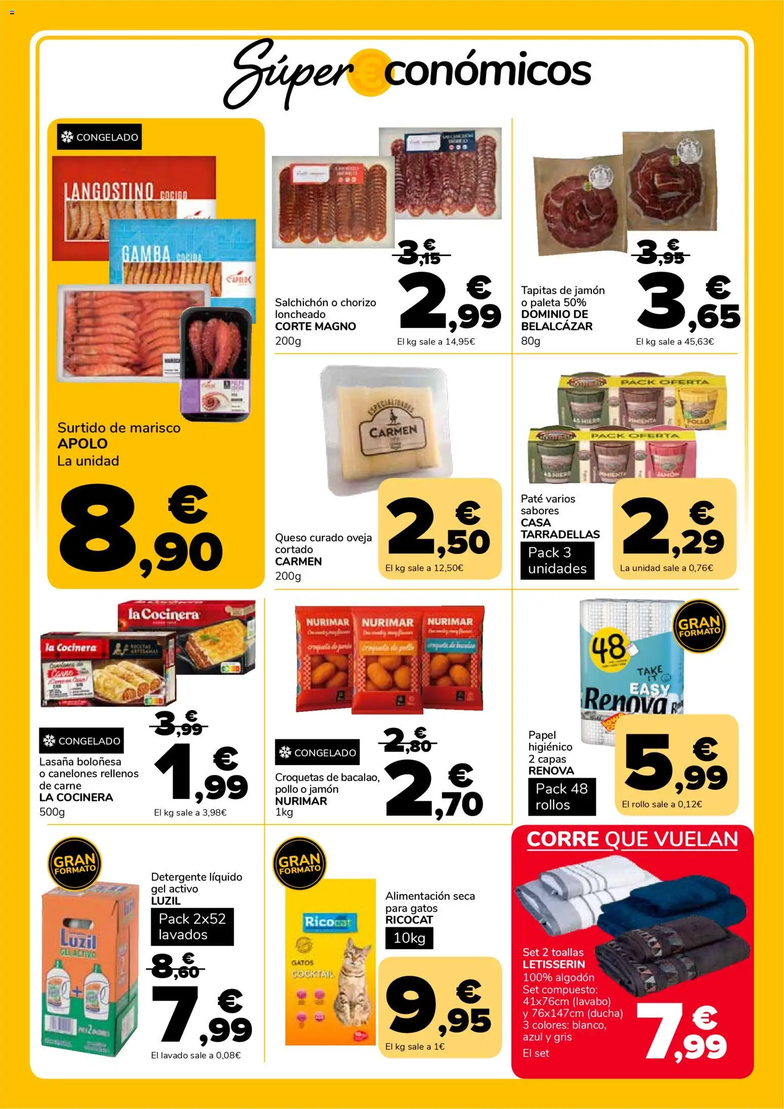 Supeco folleto │ válido desde el 30.10.2025 | Página: 2 | Productos: Jamón, Loncheado, Langostino, Ducha