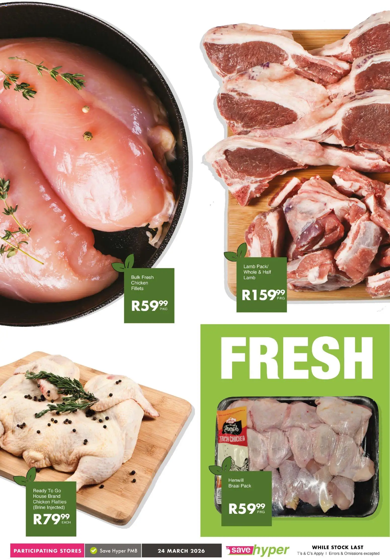 New Save catalogue – valid from 24.03.2026 | Page: 8 | Products: Chicken, Stock