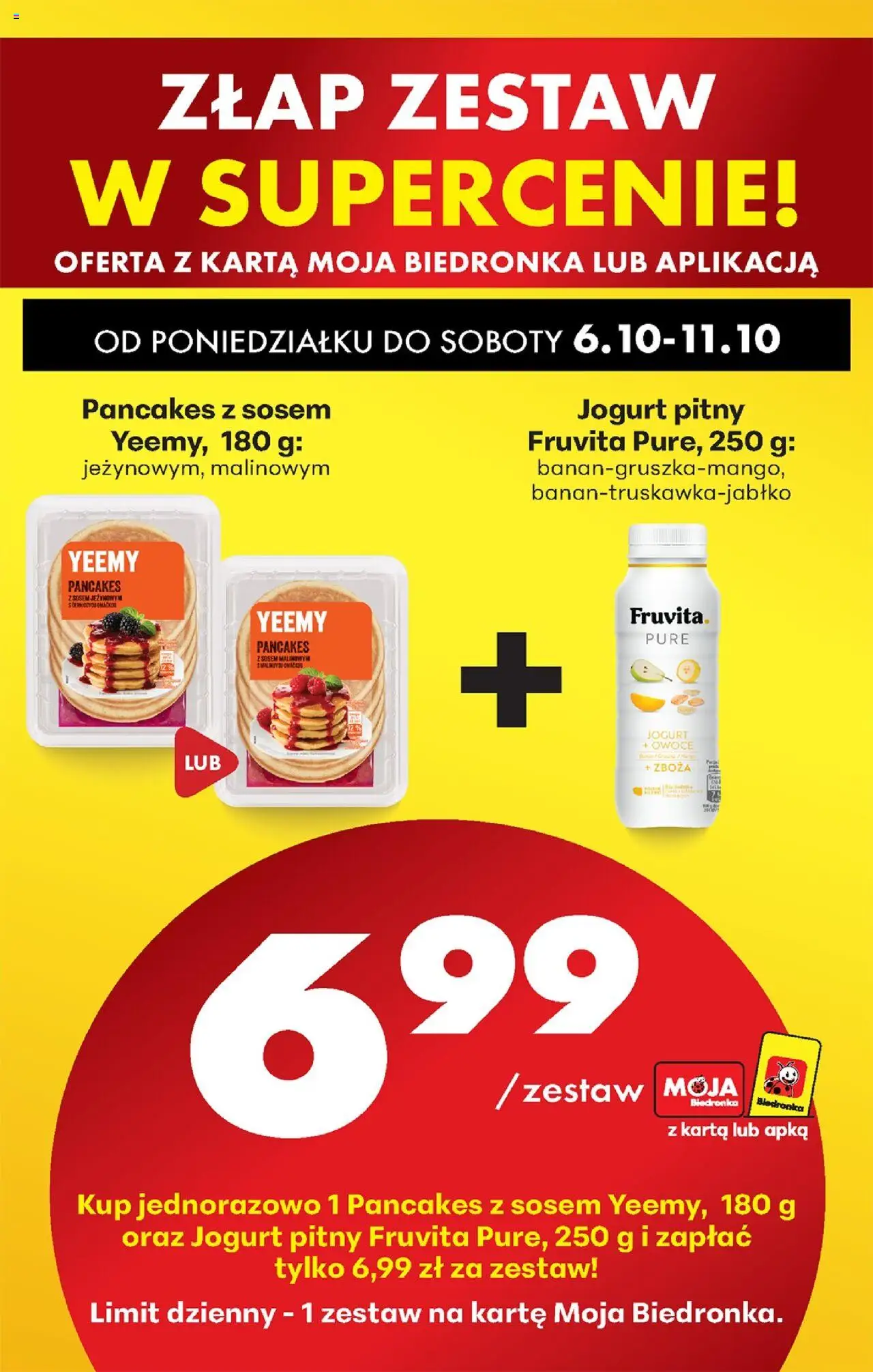 Biedronka gazetka od 06.10.2025 | Strona: 87 | Produkty: Jogurt pitny, Jogurt, Pancakes, Owoce