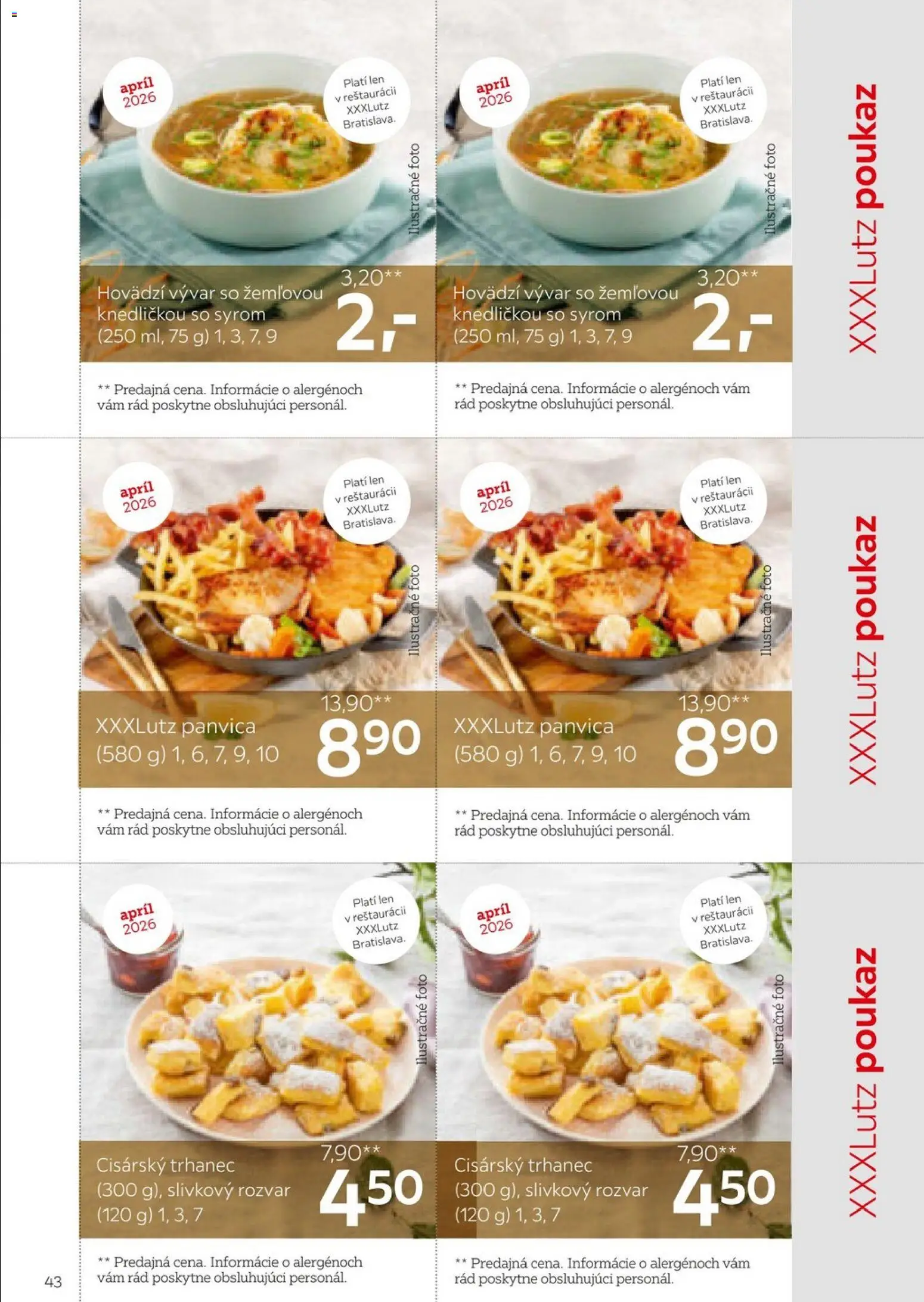Nové XXXLutz akcie – leták je platný od 01.02.2026 | Strana: 43 | Produkty: Panvica