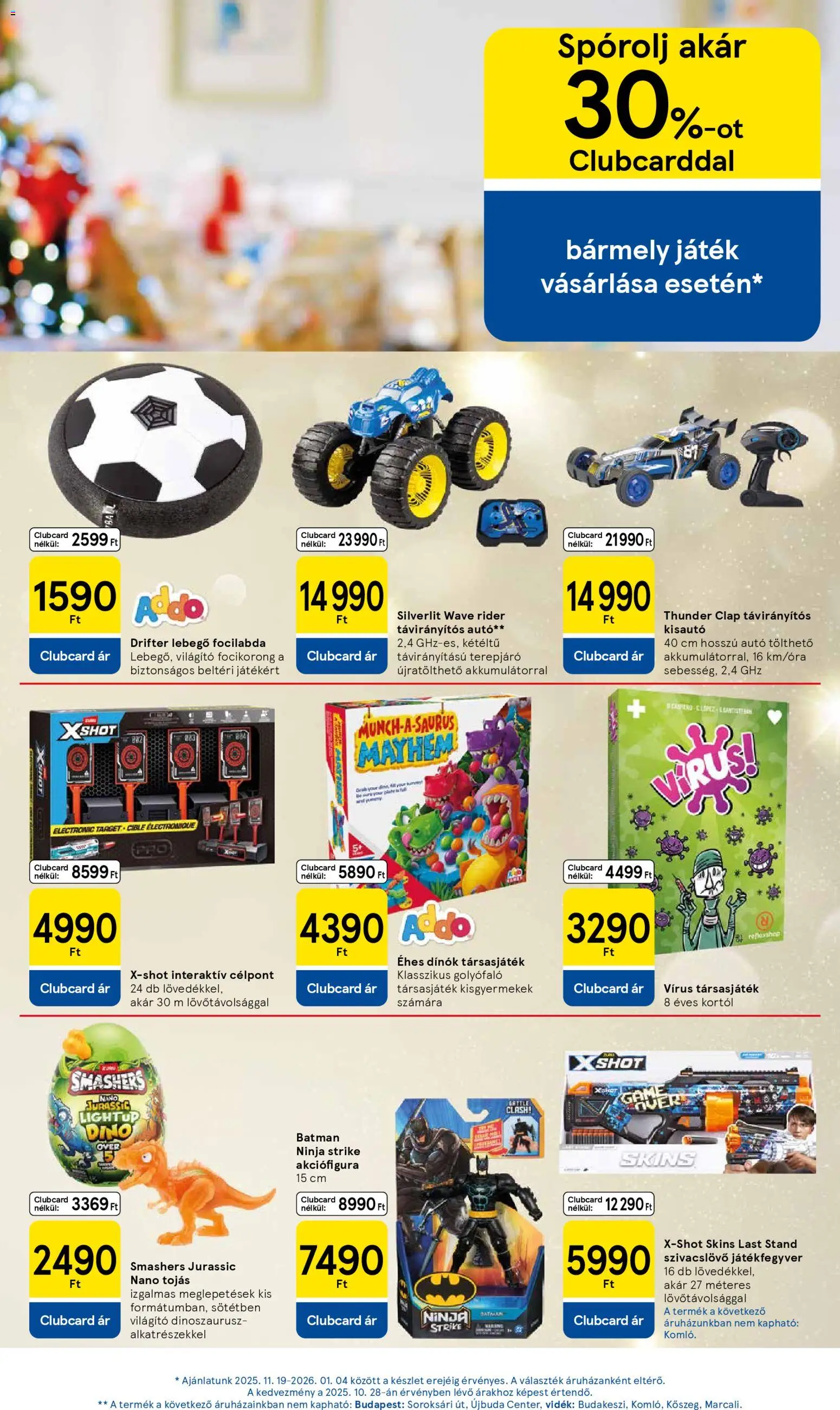 Tesco akciós ujság - amely érvényes a következő dátumtól: 04.12.2025 | Oldal: 17 | Termékek: Játék, Tojás, Társasjáték