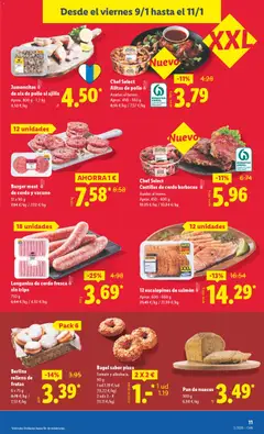 Vista previa Chef Select Costillas de cerdo barbacoa, Asadas al horno. Aprox. 450 - 600 g válido desde el 05.01.2026 | Página: 23 | Productos: Pizza, Longaniza, Barbacoa, Horno