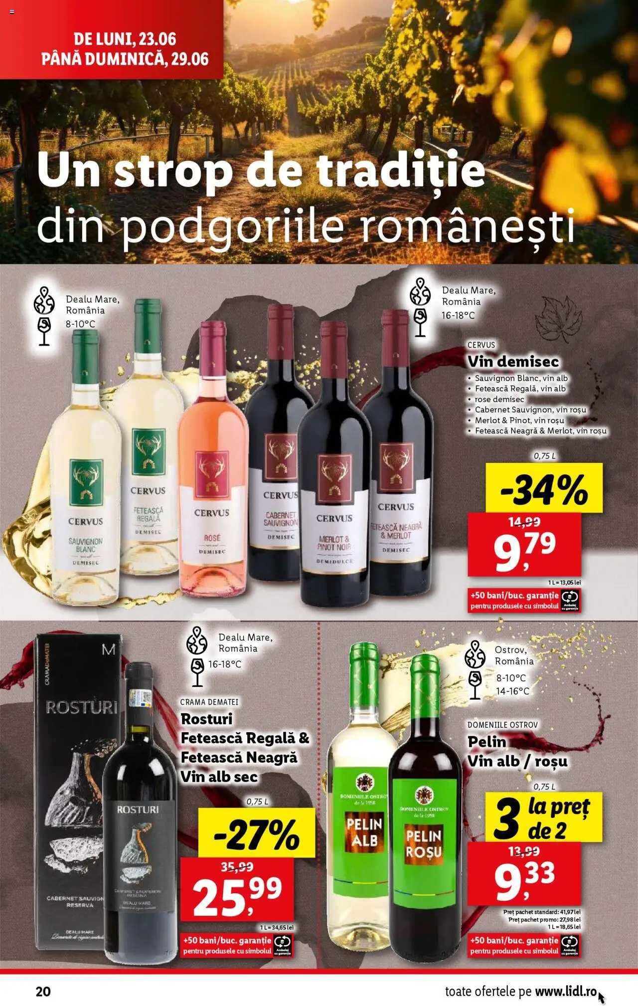 Catalog Lidl – valabil de la 23.06.2025 | Pagină: 20 | Produse: Vin
