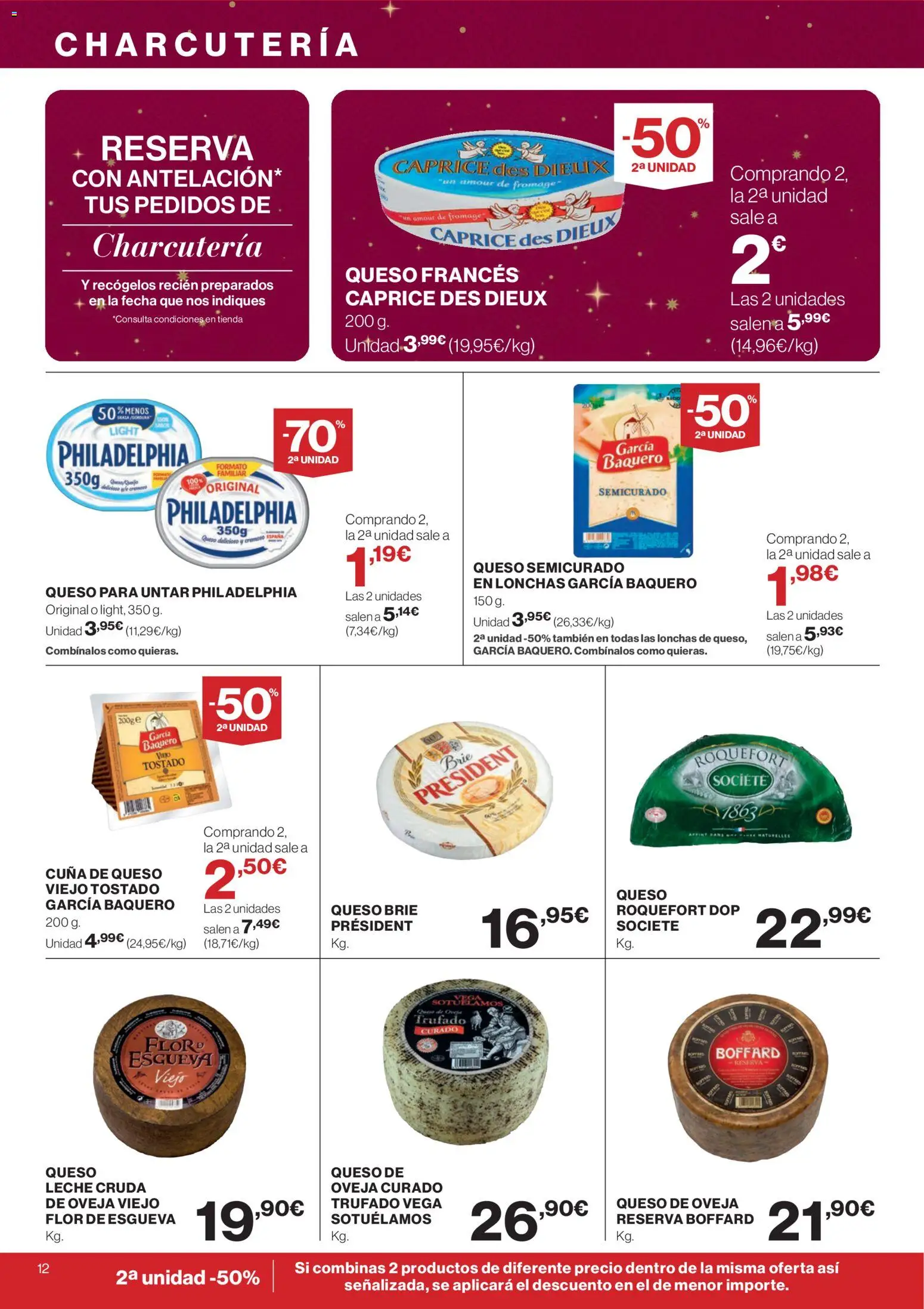 Supercor folleto │ válido desde el 18.12.2025 | Página: 12 | Productos: Leche, Queso, Cuna, Queso para untar