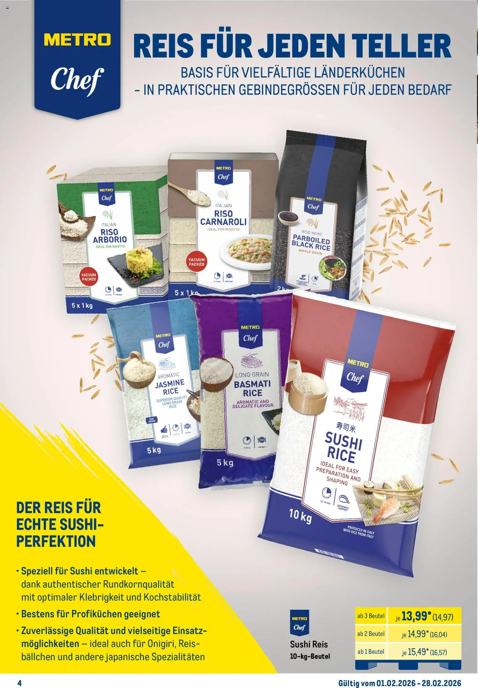 Metro Monats-Menü – gültig ab 01.02.2026 | Seite: 4 | Produkte: Reis