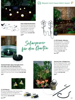 Tchibo Prospekt April ab 01.04.2026 gültig | Seite: 107 | Produkte: Kabel, Spieße, Solarleuchte