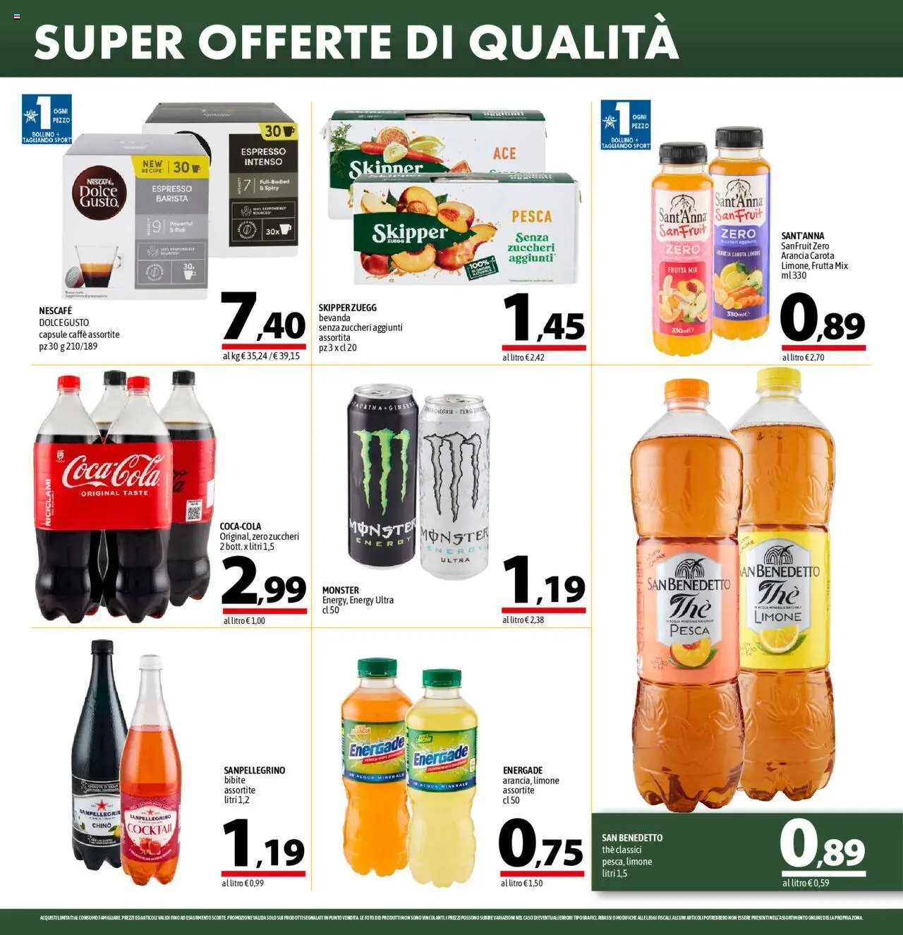 Volantino A&O del 16.10.2025 | Pagina: 12 | Prodotti: Caffè, Acqua, Frutta, Arancia