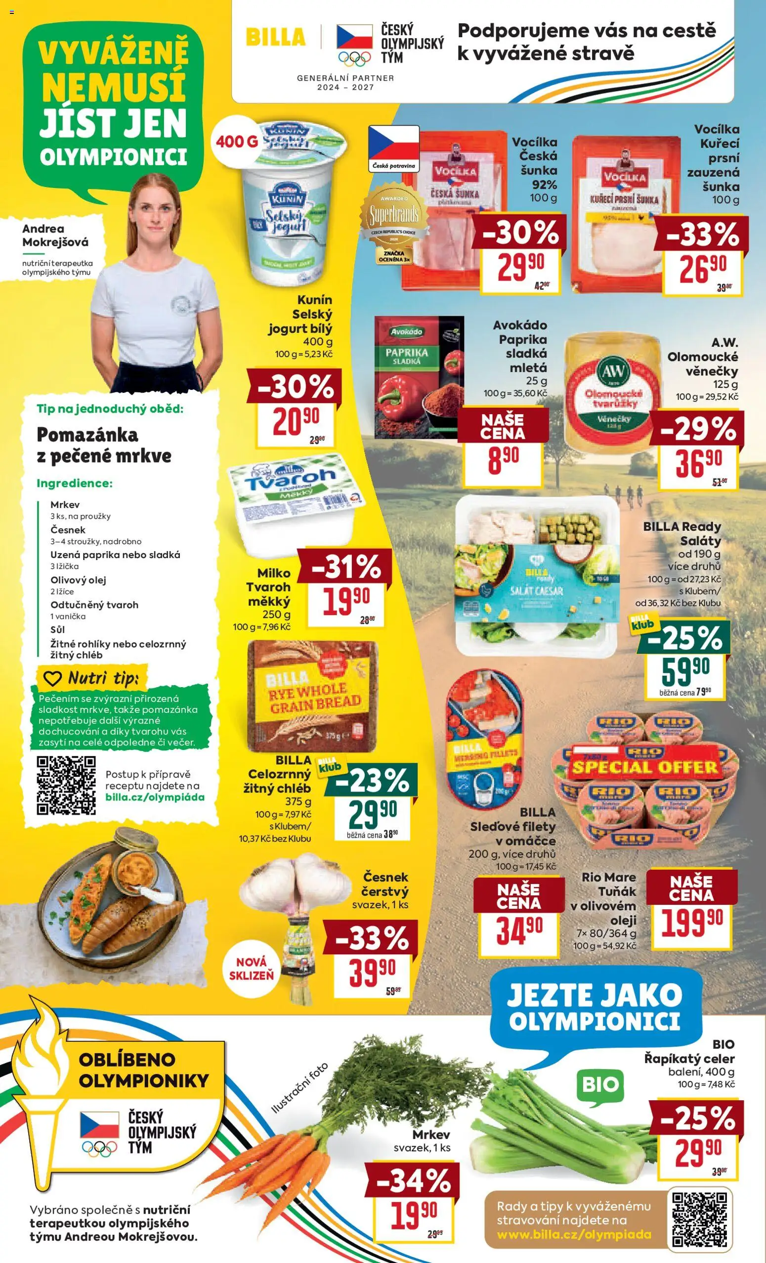 Billa Velký leták od 11.03.2026 | Strana: 14 | Produkty: Žitný chléb, Paprika, Lžička, Celer