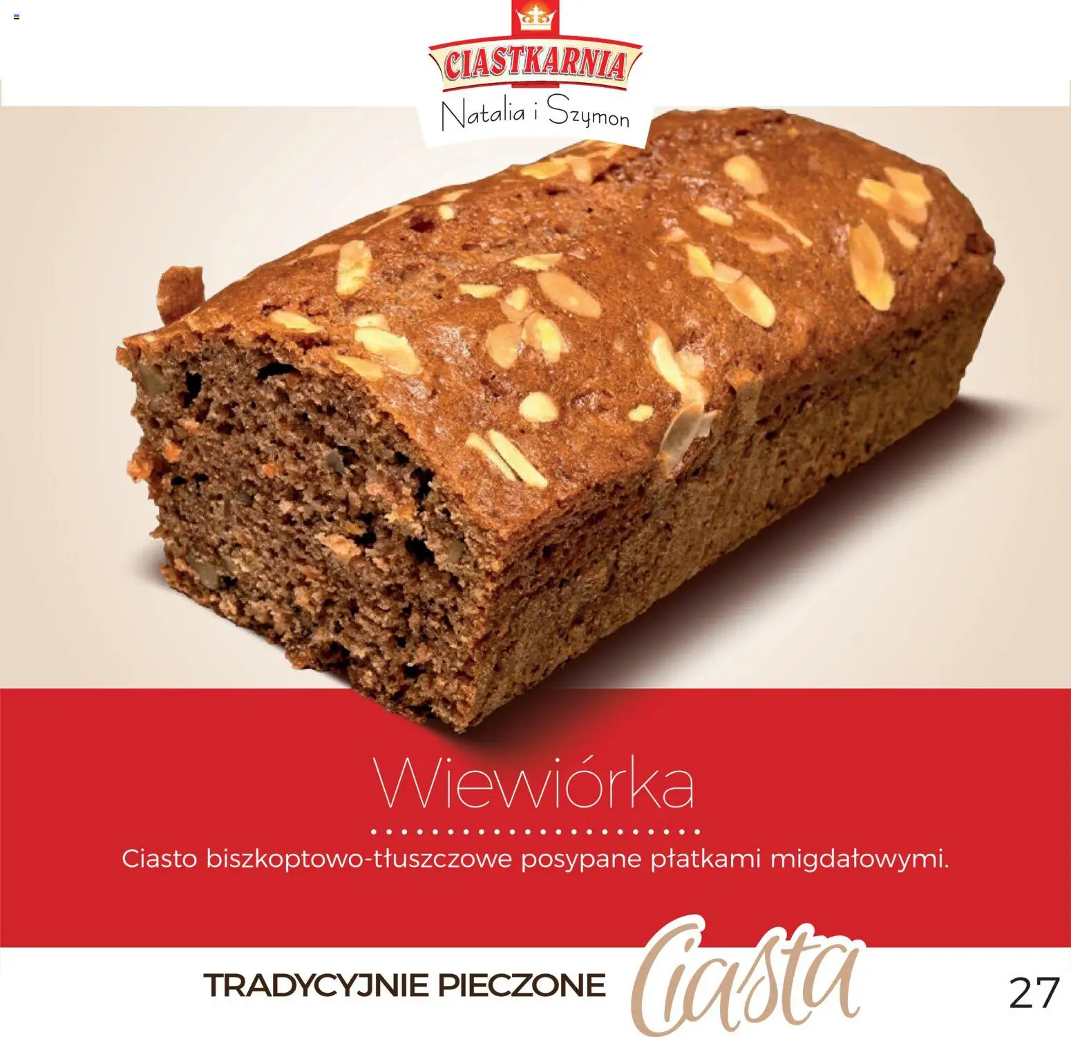 Topaz Gazetka - Ciasta  od 01.12.2025 | Strona: 27 | Produkty: Ciasto