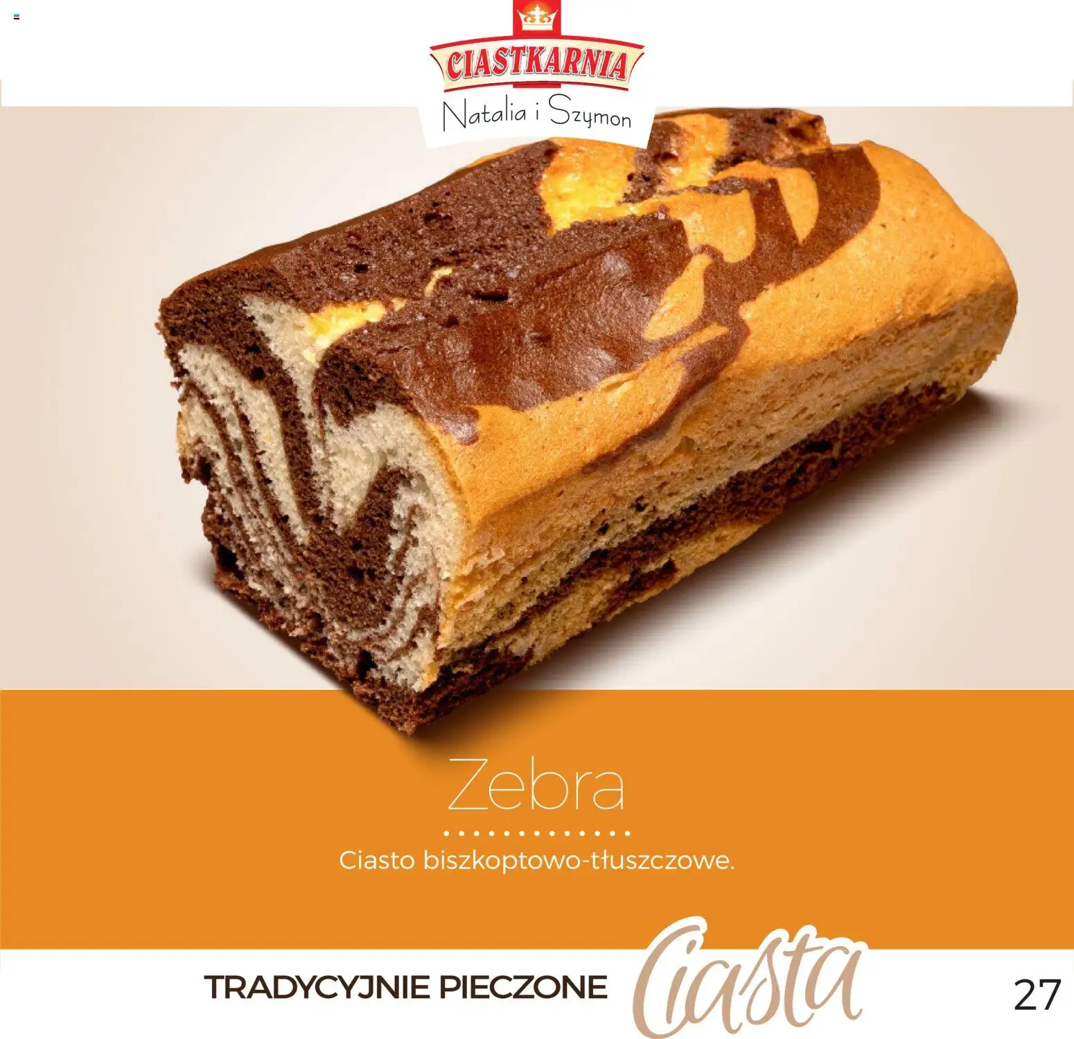 Topaz Gazetka - Ciasta  od 01.12.2025 | Strona: 27 | Produkty: Ciasto
