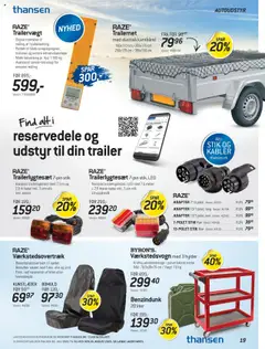 Thansen Tilbudsavis gyldig fra 30.07.2025 | Side: 19 | Produkter: Stik, Trykmåler, Pærer, Kabel