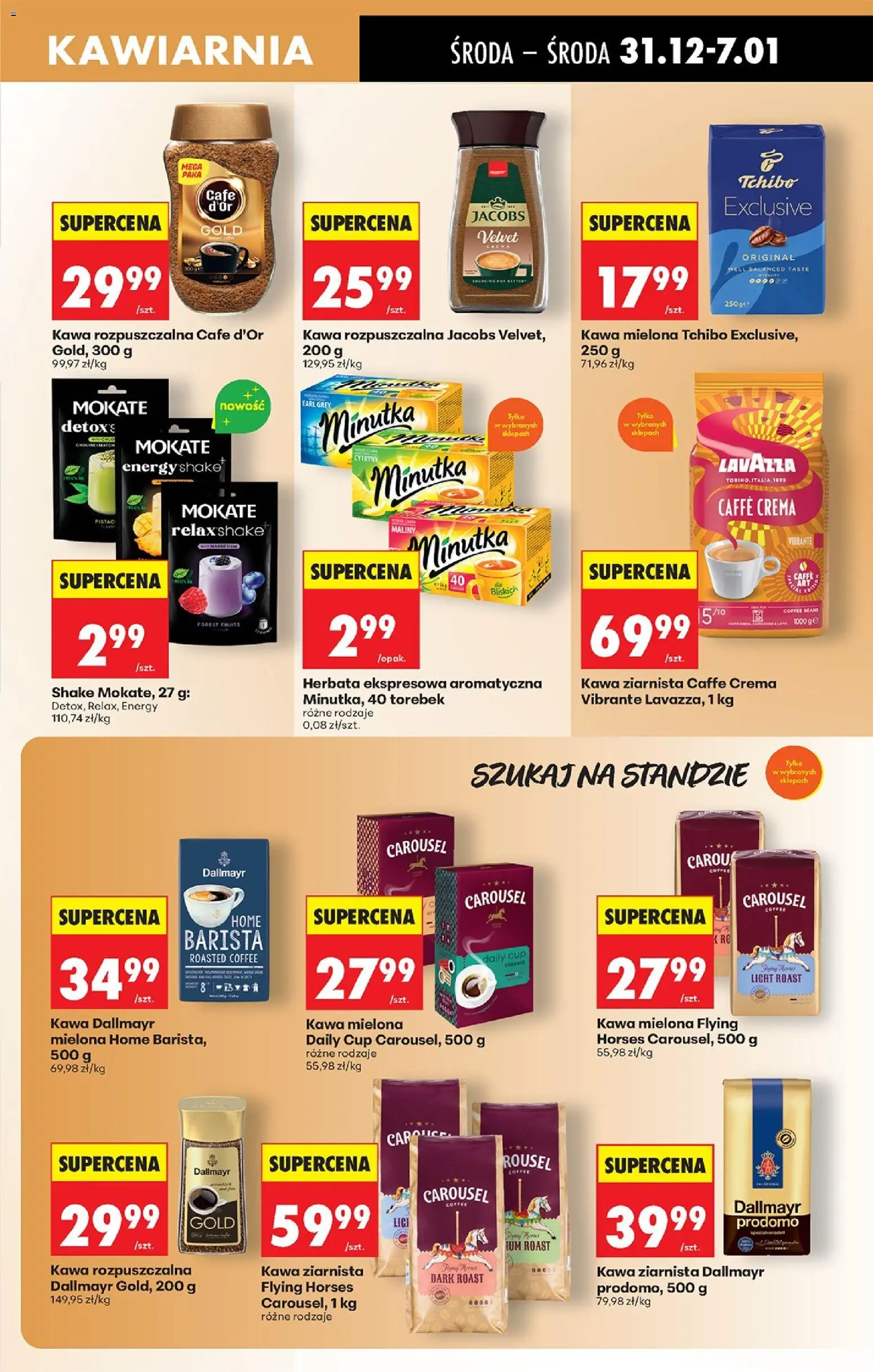 Biedronka gazetka - Oferta w tym tygodniu od 31.12.2025 | Strona: 63 | Produkty: Maliny, Kawa Dallmayr, Tchibo, Cytryny