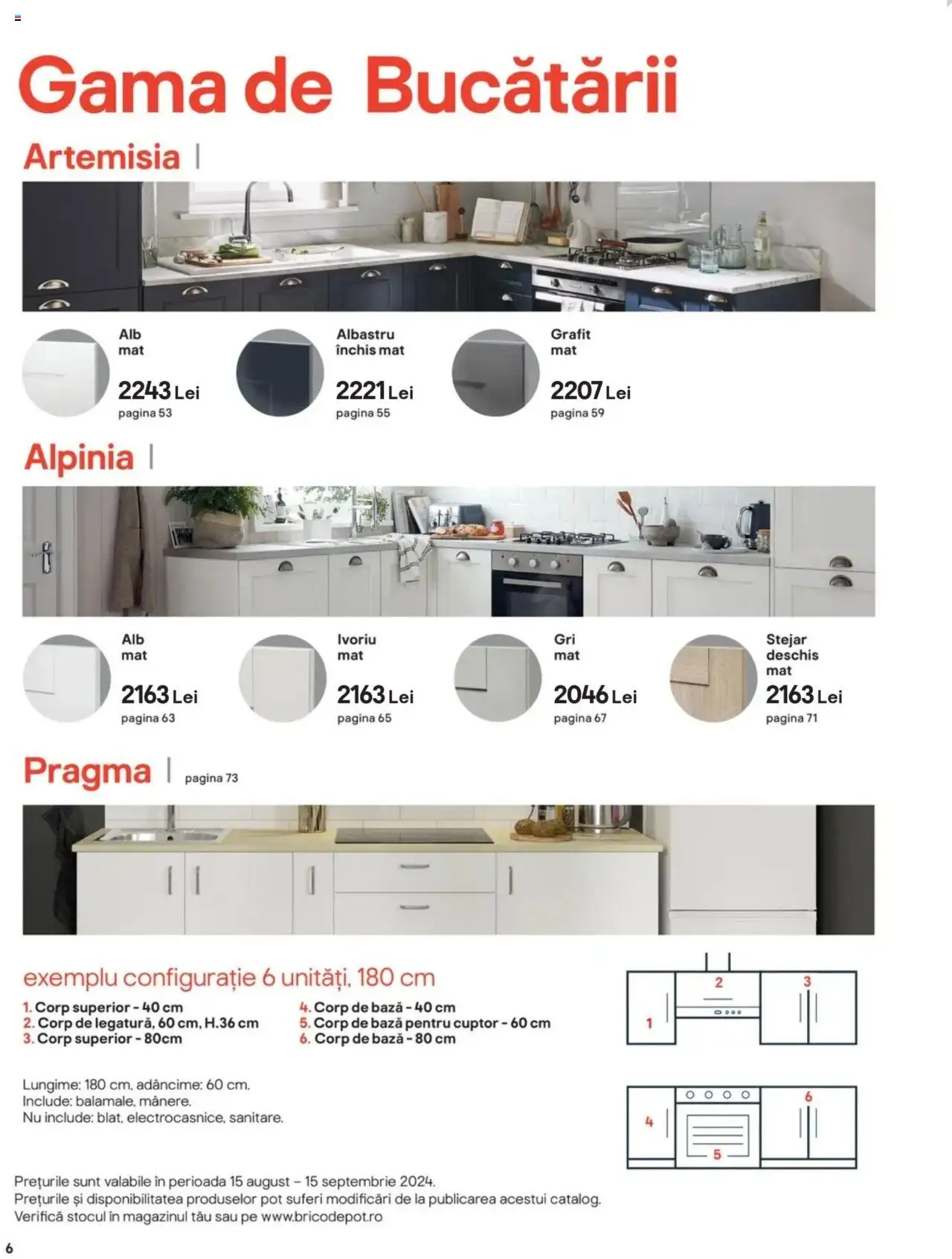 Noul catalog Brico Depot – valabil de la 15.08.2024 | Pagină: 6 | Produse: Cuptor