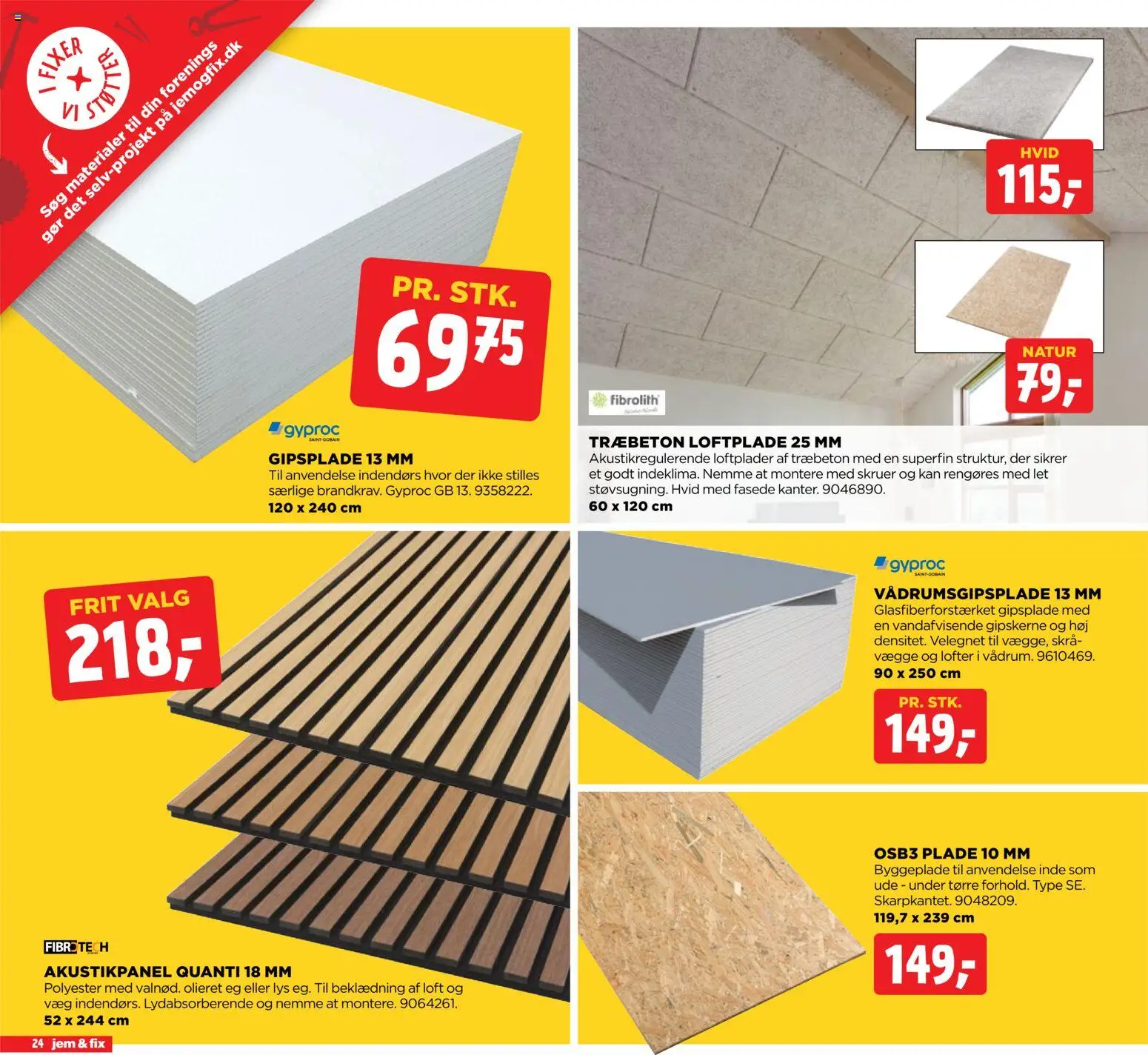 Jem & fix tilbudsavis – gyldig fra 19.04.2026 | Side: 24 | Produkter: Søm