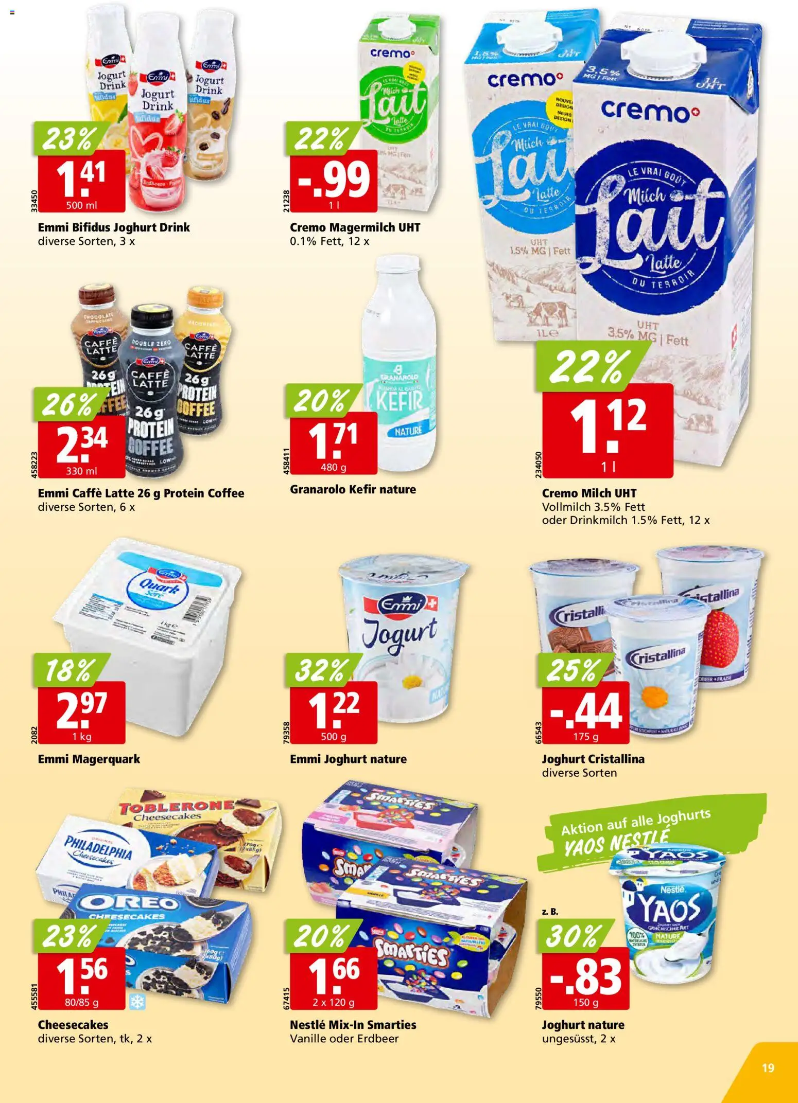Aligro Aktionen – gültig ab 15.12.2025 | Seite: 19 | Produkte: Kefir, Quark, Milch, Joghurt
