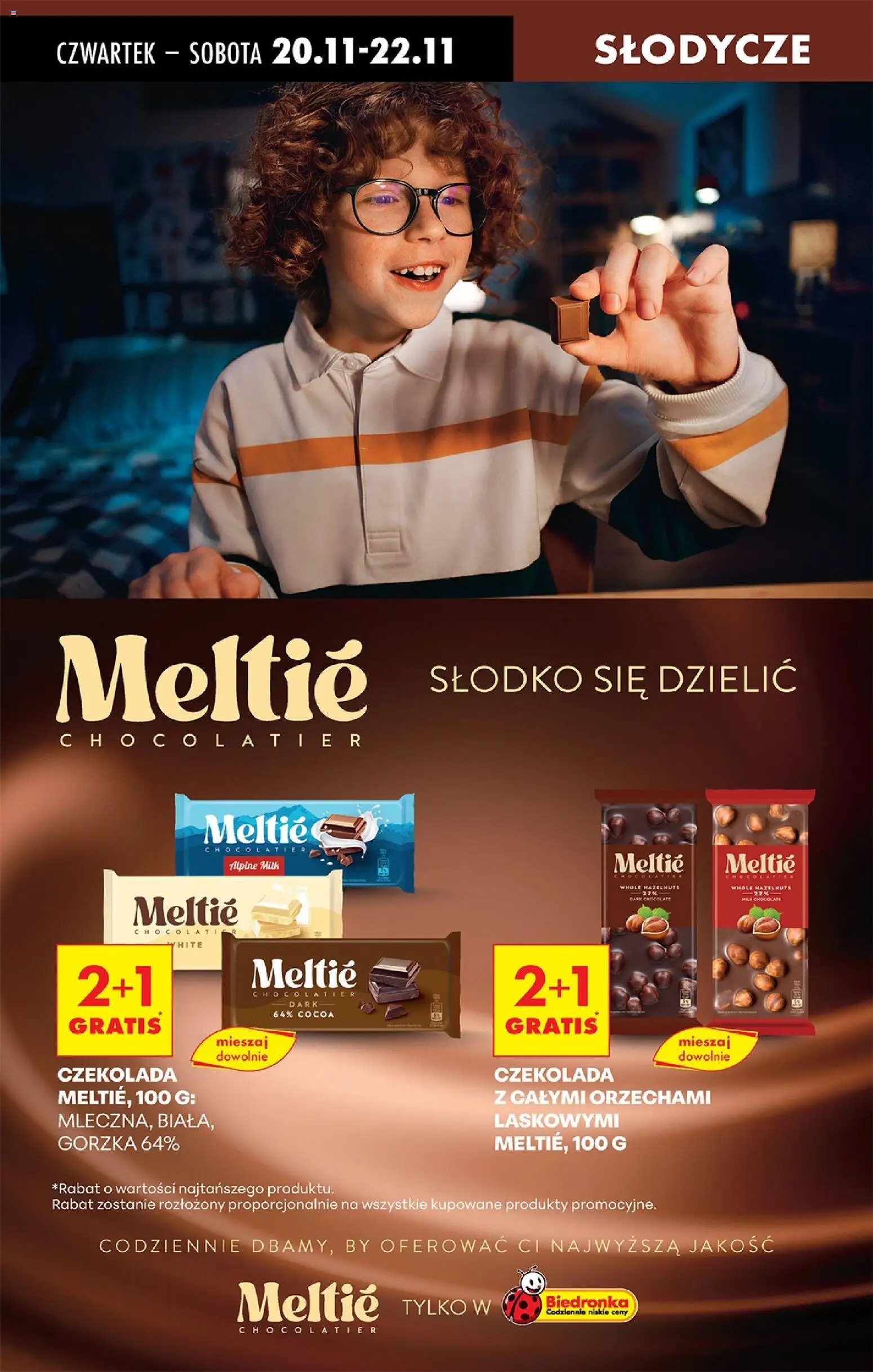 Biedronka gazetka - Oferta w tym tygodniu od 20.11.2025 | Strona: 64 | Produkty: Słodycze, Czekolada