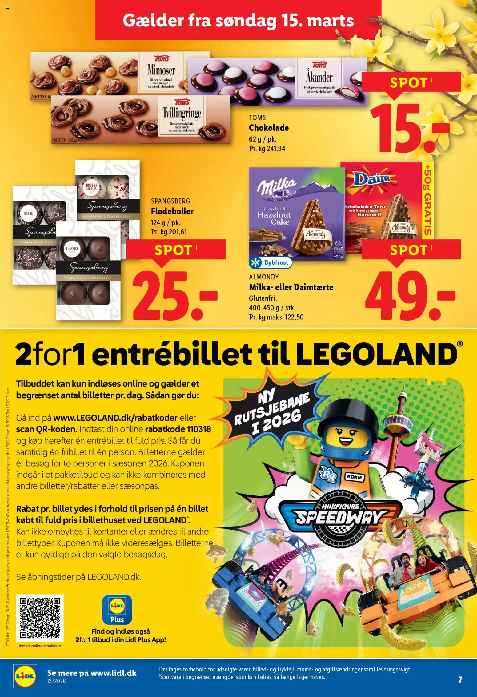 Lidl - Weekend avis tilbudsavis – gyldig fra 19.03.2026 | Side: 25 | Produkter: Chokolade, Flødeboller, Hindbær, Nougat