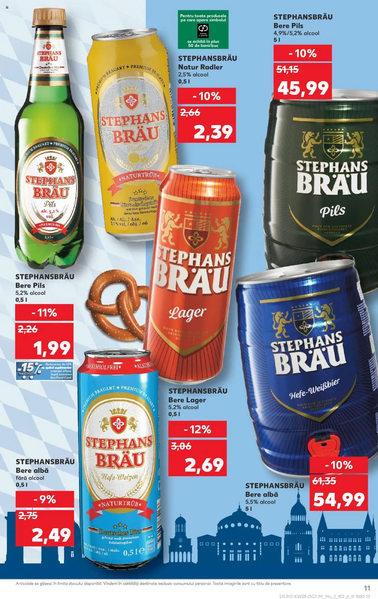 Noul catalog Kaufland – valabil de la 17.09.2025 | Pagină: 11 | Produse: Bere