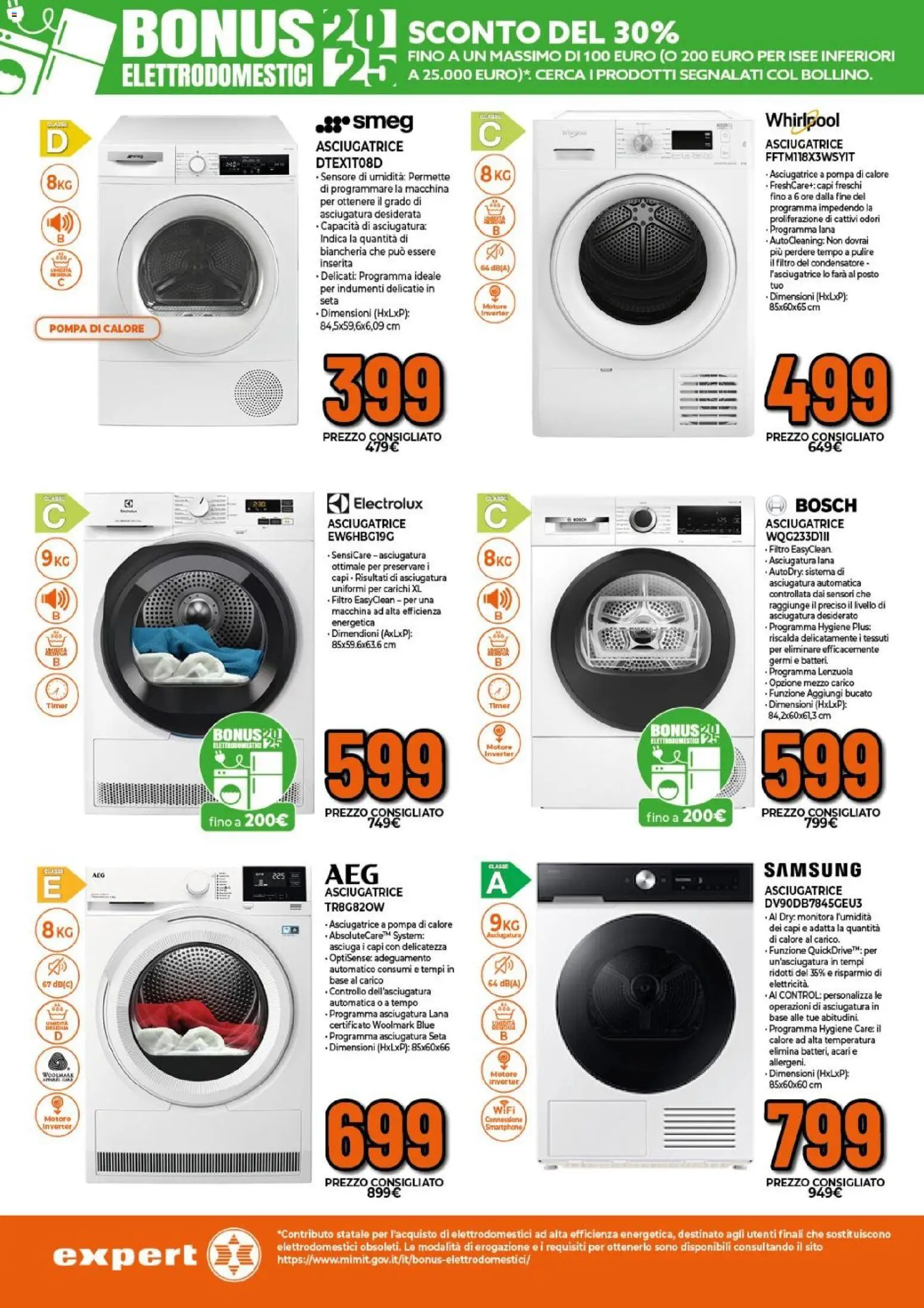 Volantino Expert del 24.11.2025 | Pagina: 20 | Prodotti: Asciugatrice, Smartphone, Lenzuola, Samsung