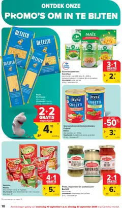  | Pagina: 10 | Producten: Pasta, Maïs, Keksajt, Tomaat