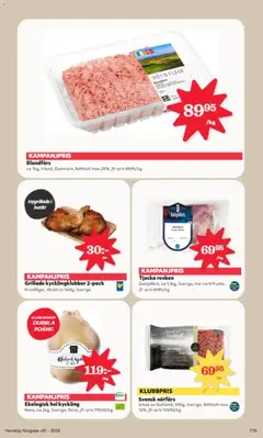 Svensk nötfärs, Smak av Gotland, 500g, Sverige, fetthalt max 12%, jfr-pris 139,90/kg - Förhandsvisning av reklamblad från butik Hemköp aktuell från 15.12.2025 | Sida: 7