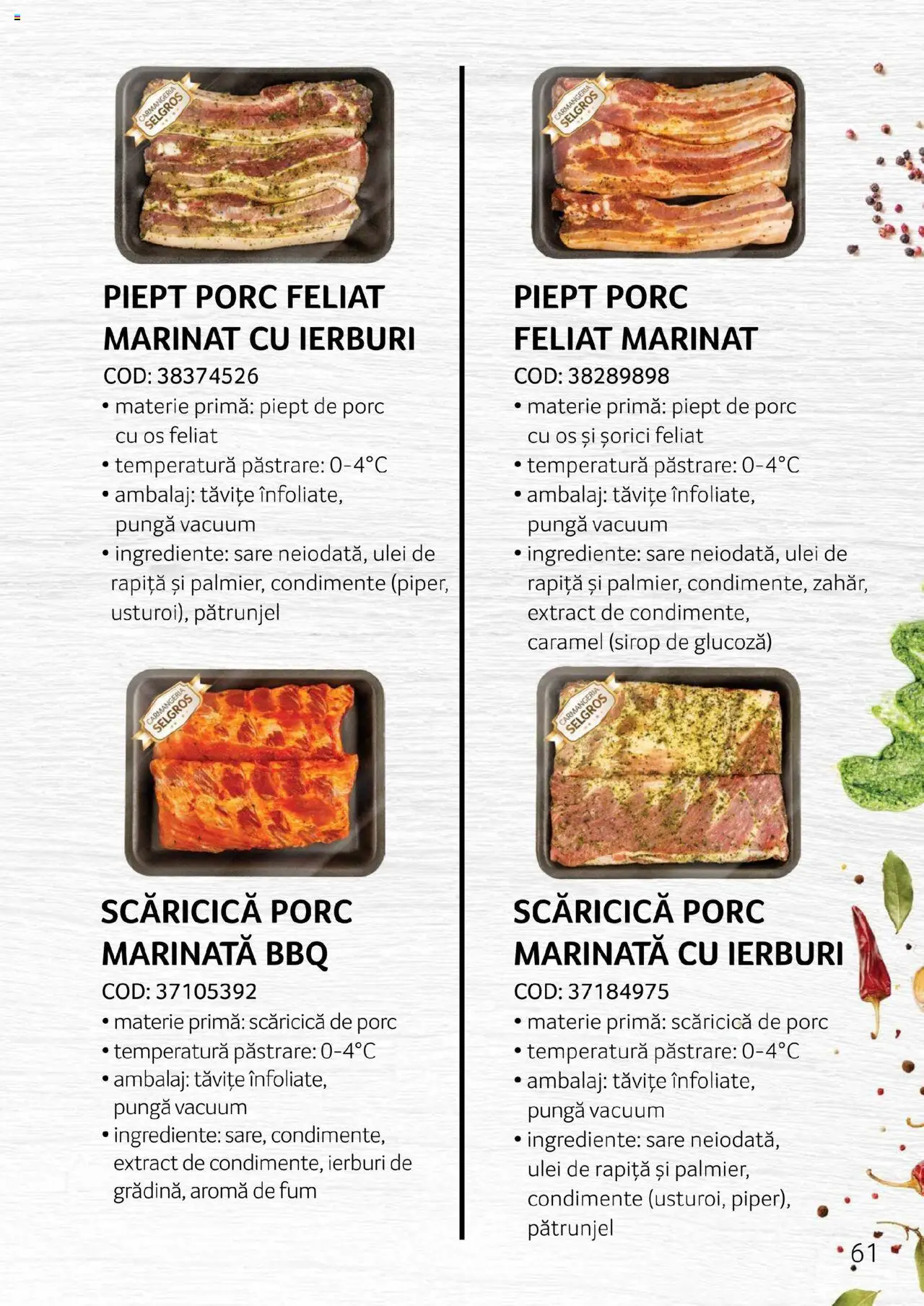 Noul catalog Selgros – valabil de la 27.04.2023 | Pagină: 61 | Produse: Pătrunjel, Ulei, Sare, Usturoi