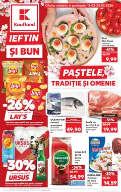 Ofertele Kaufland valabile de la 18.03.2026