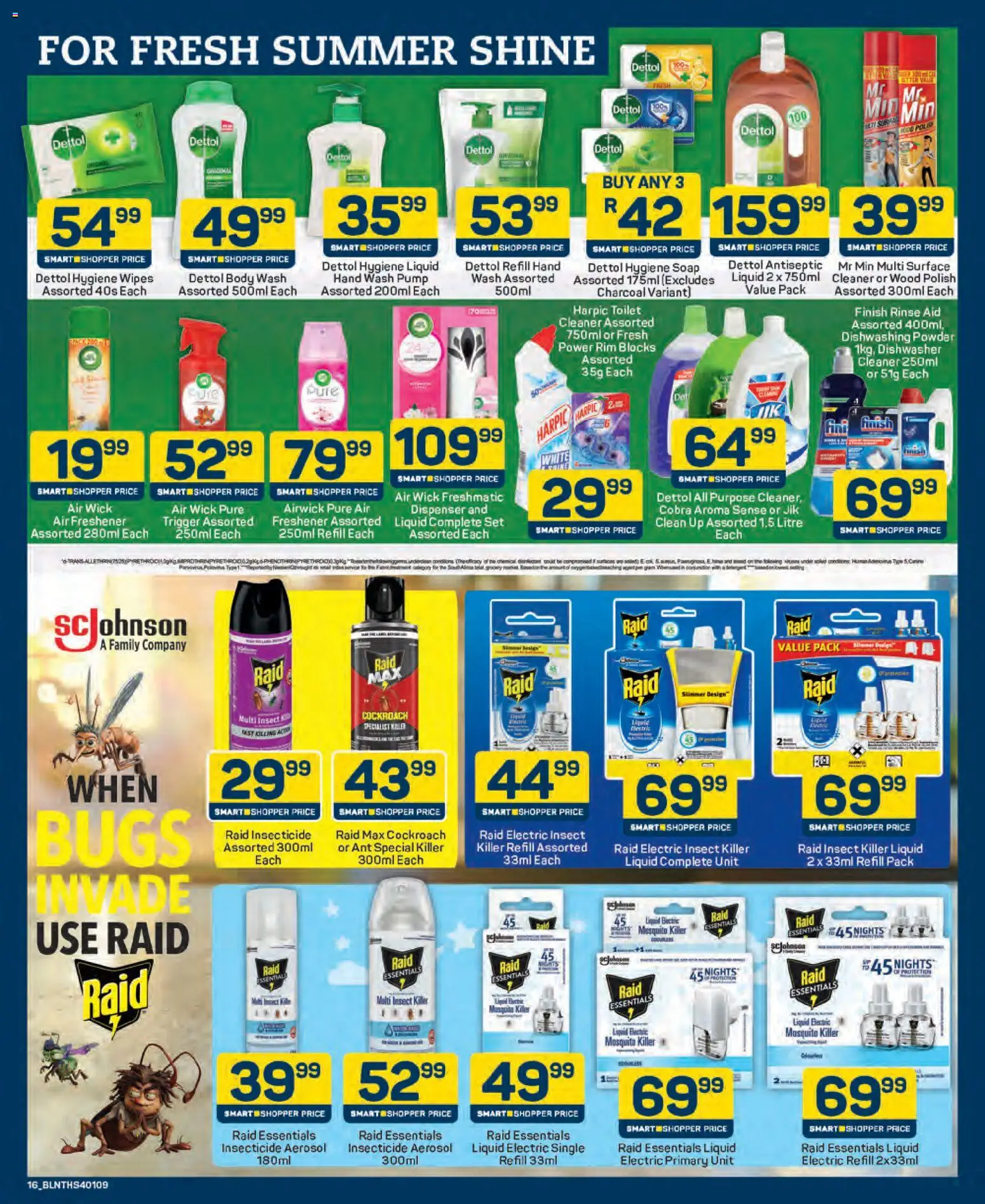 New Pick n Pay catalogue – valid from 25.03.2026 | Page: 16 | Products: Air freshener, Powder, Soap, Body wash