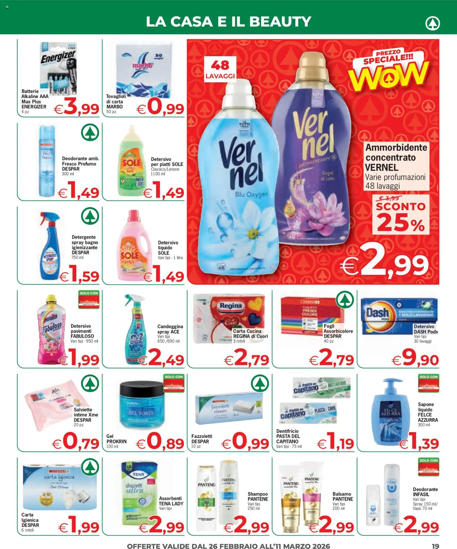 Volantino Eurospar del 26.02.2026 | Pagina: 19