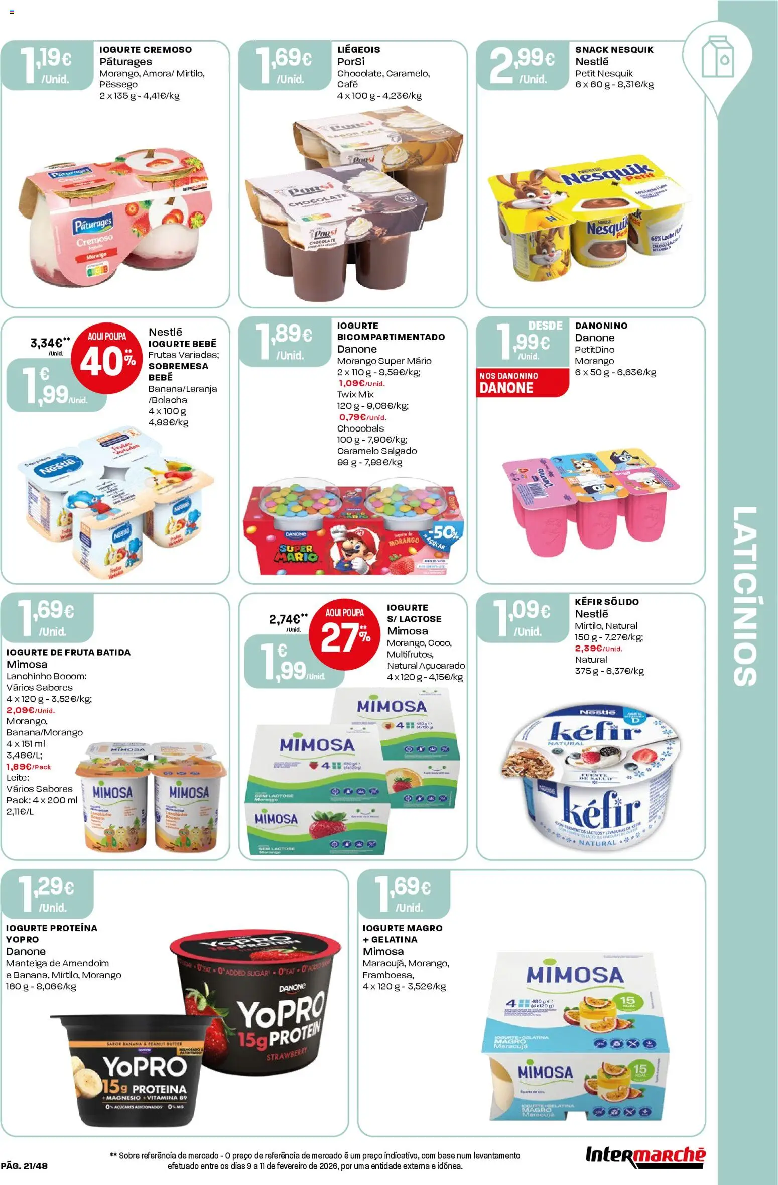 Intermarché folheto │ válido de 19.03.2026 | Página: 21 | Produtos: Banana, Gelatina, Nestlé, Chocolate