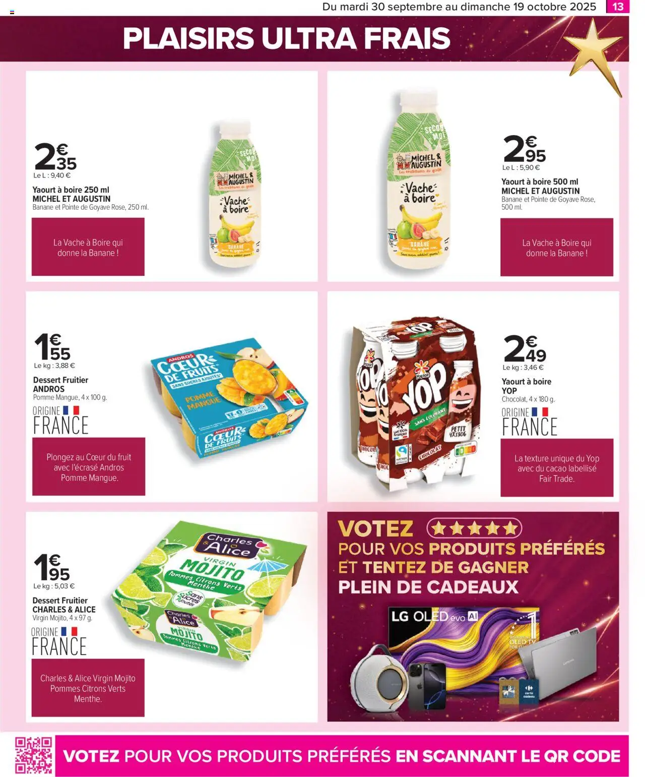  | Page: 13 | Produits: Menthe, Pomme, Banane, Chocolat