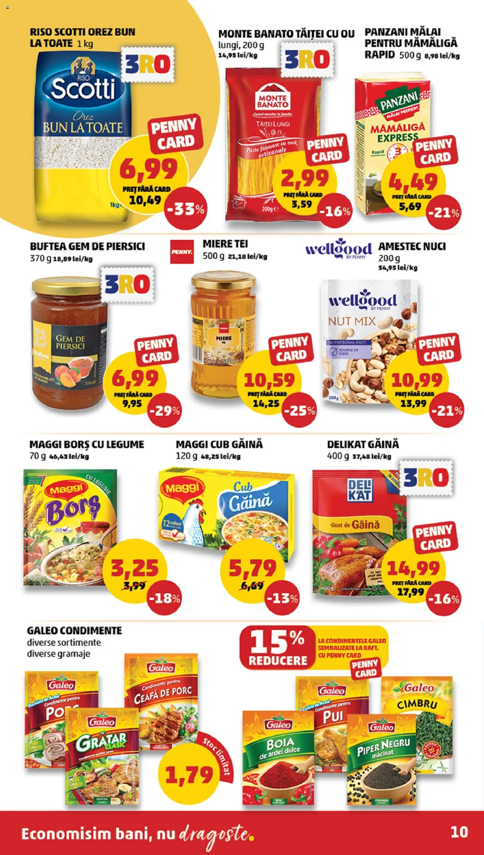 Noul catalog PENNY – valabil de la 29.04.2026 | Pagină: 10 | Produse: Grătar, Borș, Orez, Legume