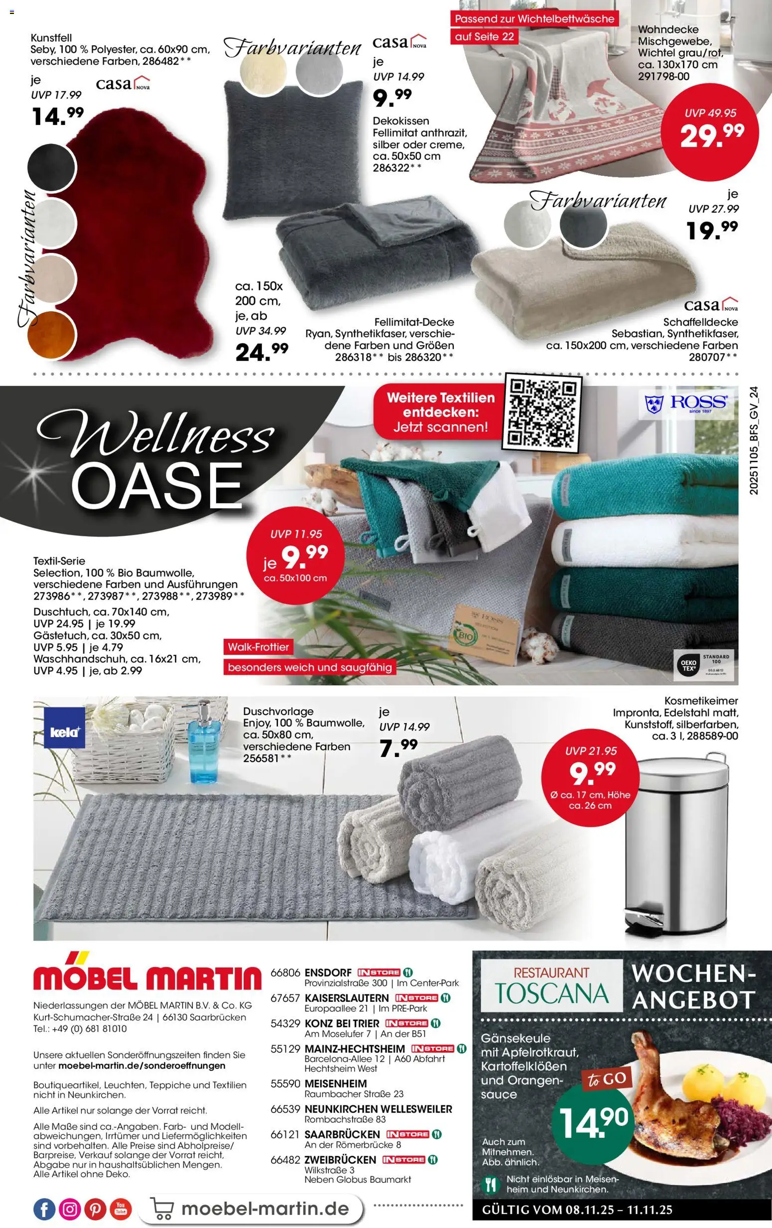 Möbel Martin Zauberhafte Weihnachtszeit – gültig ab 05.11.2025 | Seite: 24 | Produkte: Orangen