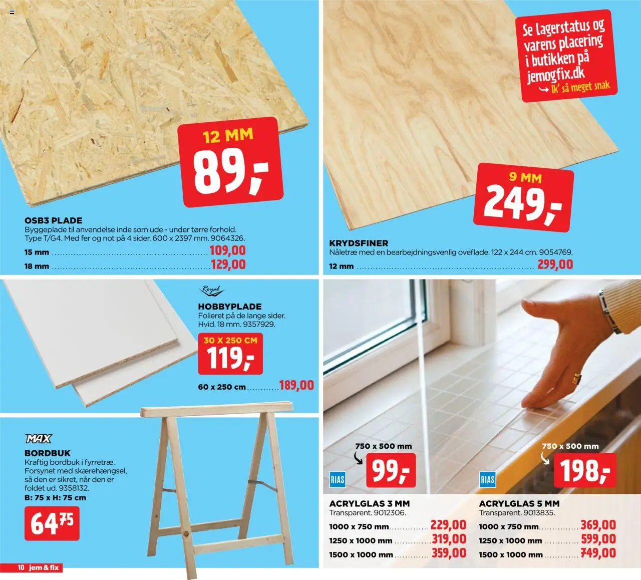 Jem & fix Tilbudsavis gyldig fra 06.07.2025 | Side: 10 | Produkter: Søm