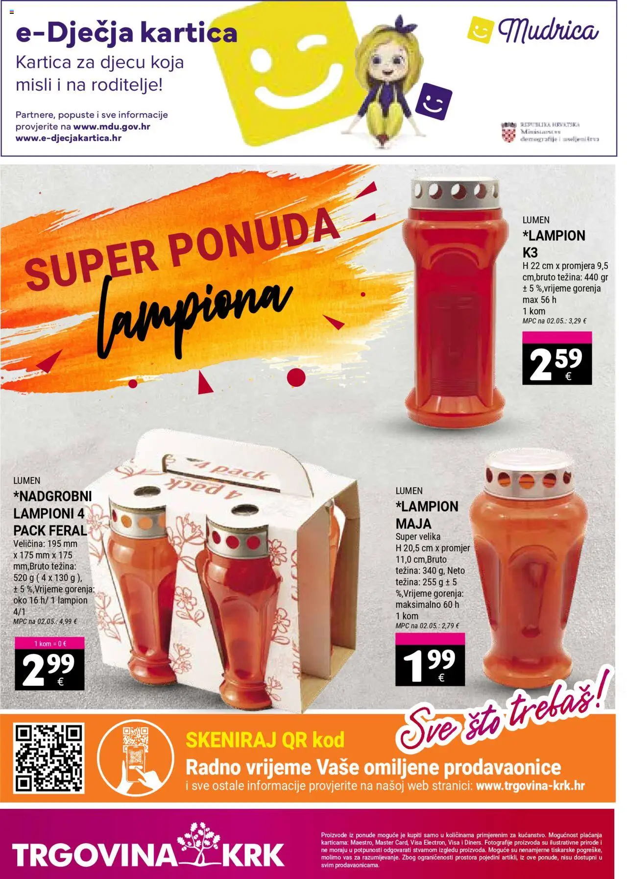 Trgovina Krk katalog | vrijedi od 16.09.2025 | Stranica: 20 | Proizvodi: Lampion