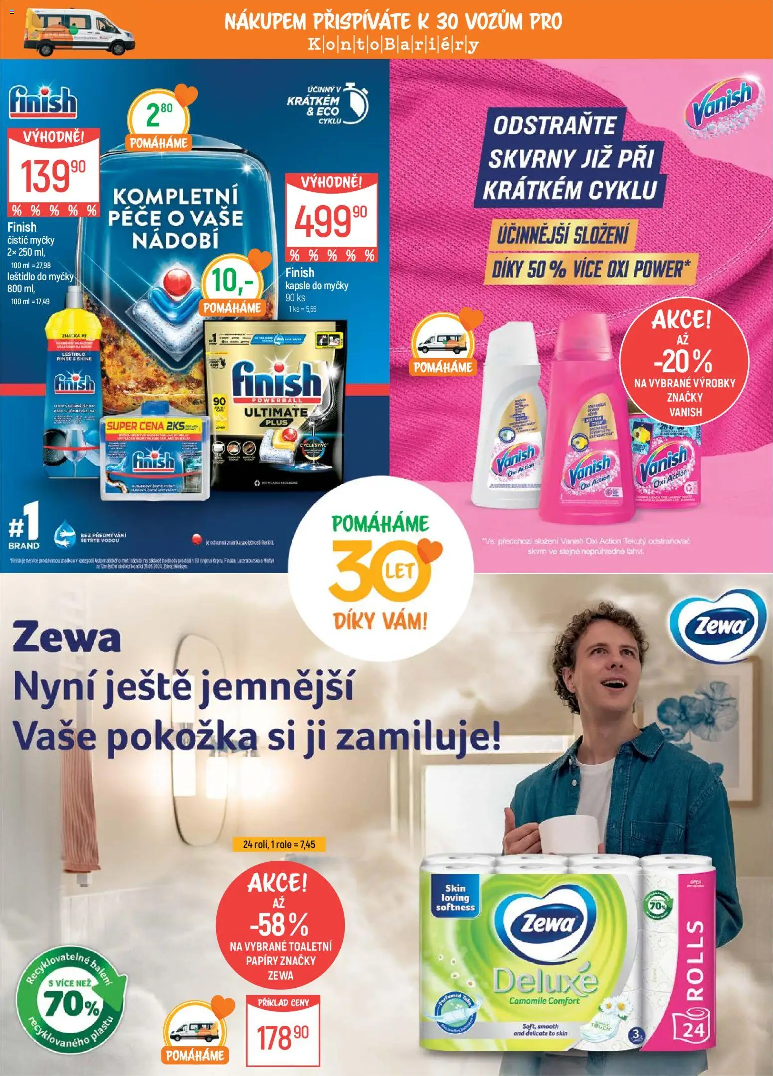 Globus leták - Karlovy Vary od 08.04.2026 | Strana: 7 | Produkty: Finish, Kapsle, Vanish oxi action, Vanish