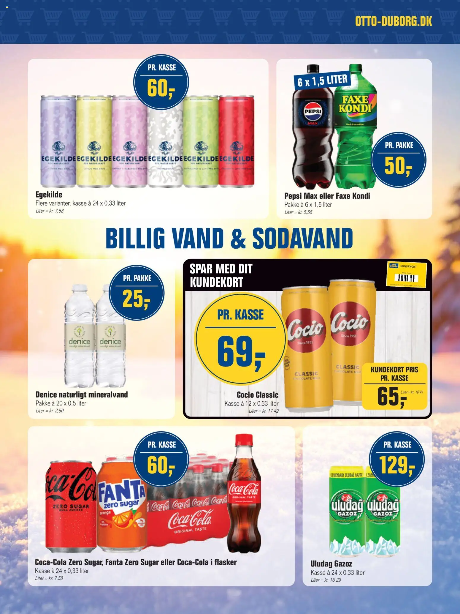 Otto Duborg tilbudsavis – gyldig fra 28.01.2026 | Side: 22 | Produkter: Coca Cola, Coca Cola Zero, Fanta, Pepsi
