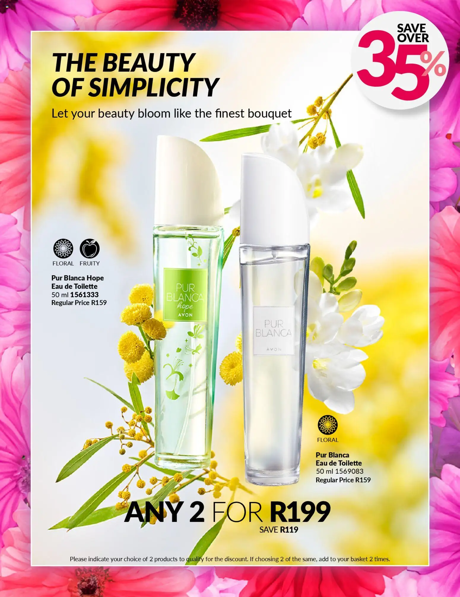 New Avon Beauty Fair catalogue – valid from 19.03.2026 | Page: 8 | Products: Basket, Eau de toilette