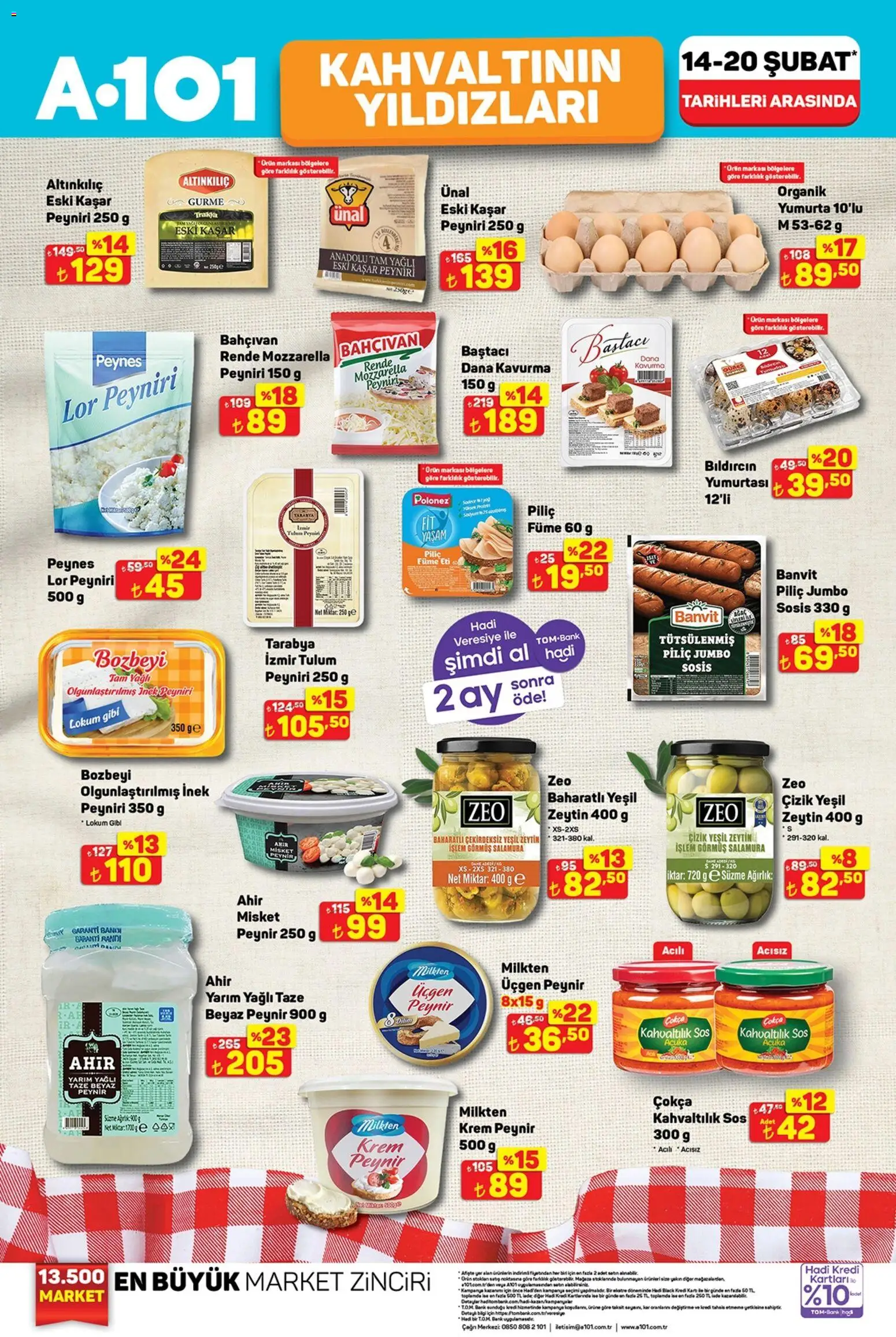 A101 Katalog - 14.02.2026 tarihinden itibaren geçerlidir | Sayfa: 6 | Ürünler: Rende, Tulum, Sosis, Ağırlık