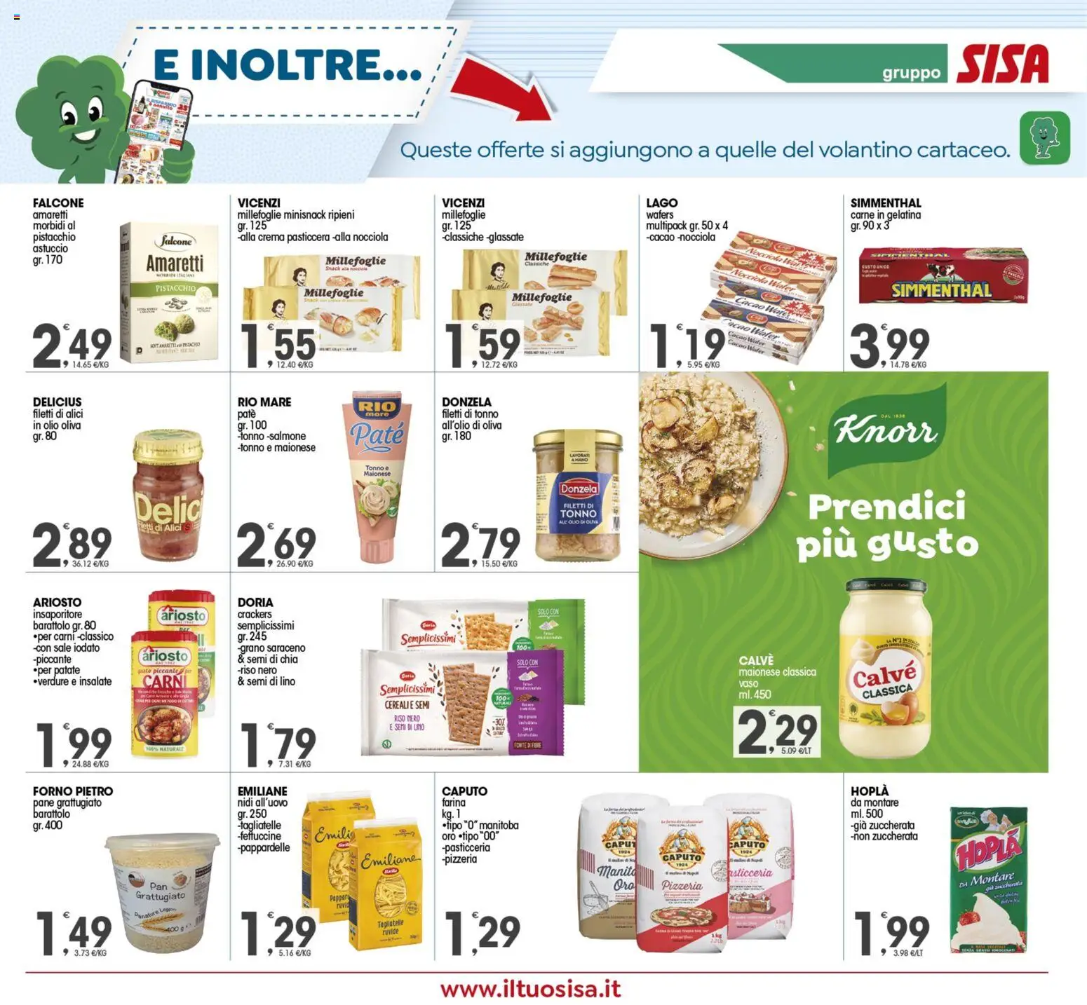 Volantino SISA del 16.12.2025 | Pagina: 17 | Prodotti: Paté, Tagliatelle, Alici, Olio di Oliva