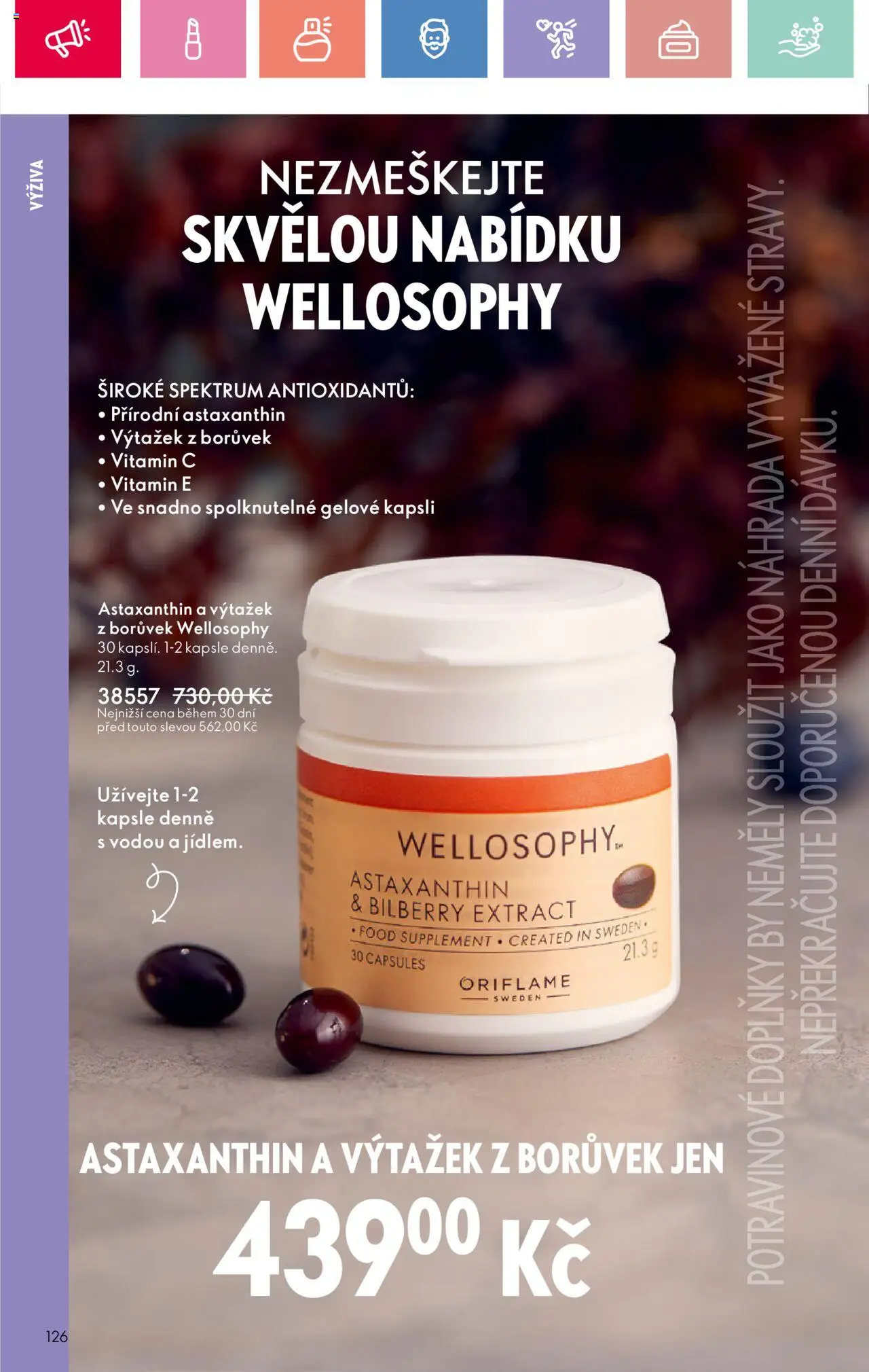 Oriflame katalog č.08/2025 od 25.05.2025 | Strana: 126 | Produkty: Vitamin c, Kapsle