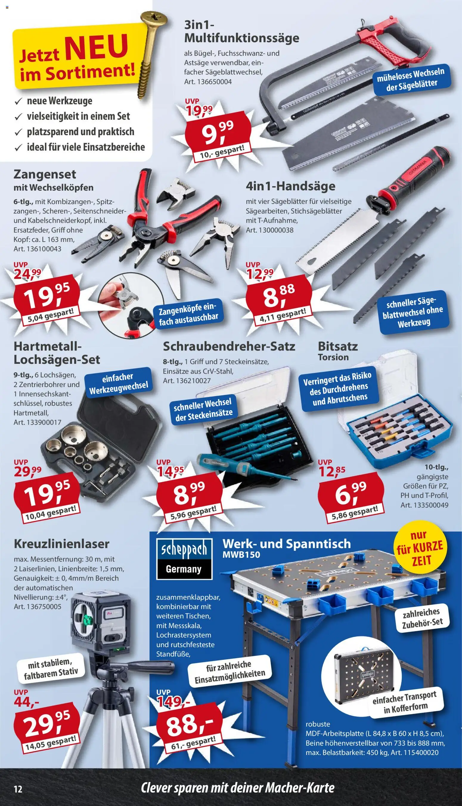 Sonderpreis Baumarkt Prospekt 	 – gültig ab 15.11.2025 | Seite: 12 | Produkte: Stativ