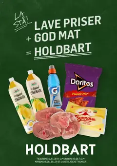 Forhåndsvisning av Holdbart kundeavis gyldig fra 13.08.2025