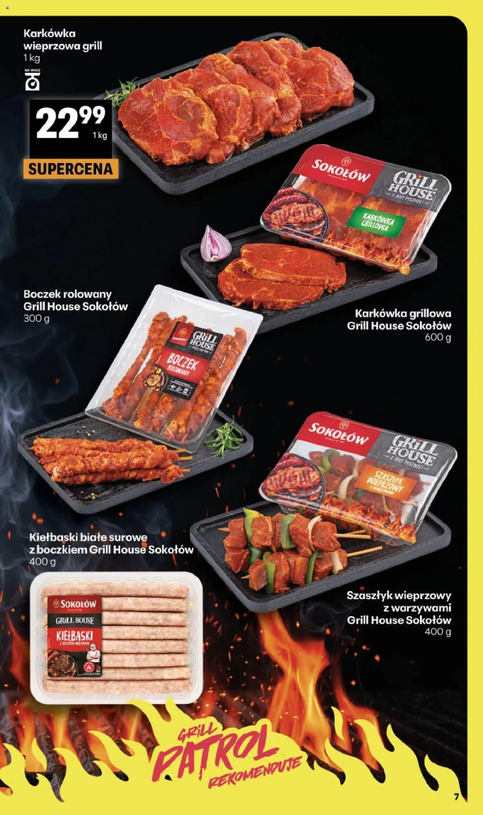 Delikatesy Centrum gazetka od 30.04.2026 | Strona: 7 | Produkty: Karkówka, Karkówka wieprzowa, Grill, Kiełbaski