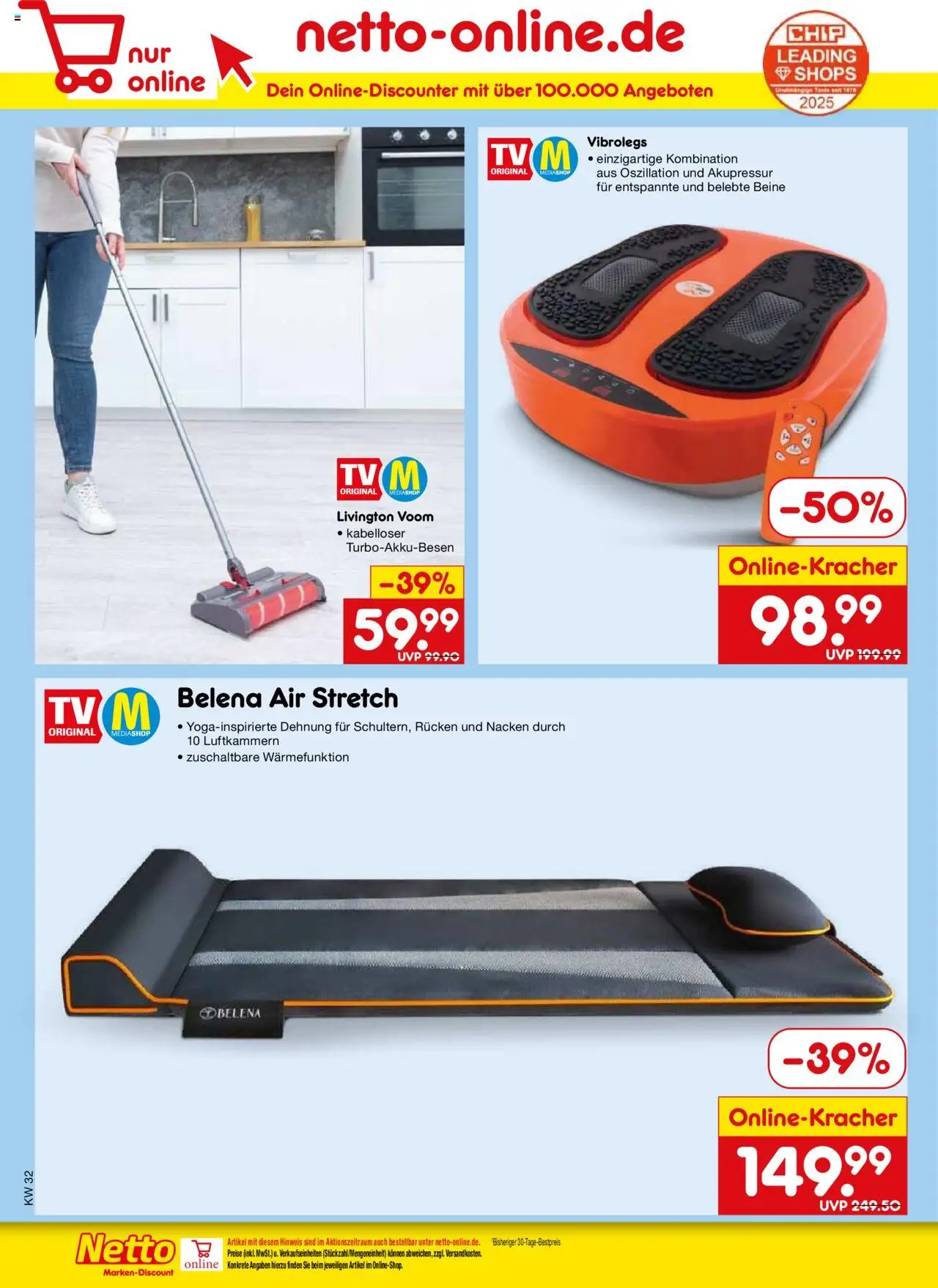 Netto Marken-Discount Prospekt 	 - gültig ab dem 04.08.2025 | Seite: 54 | Produkte: TV