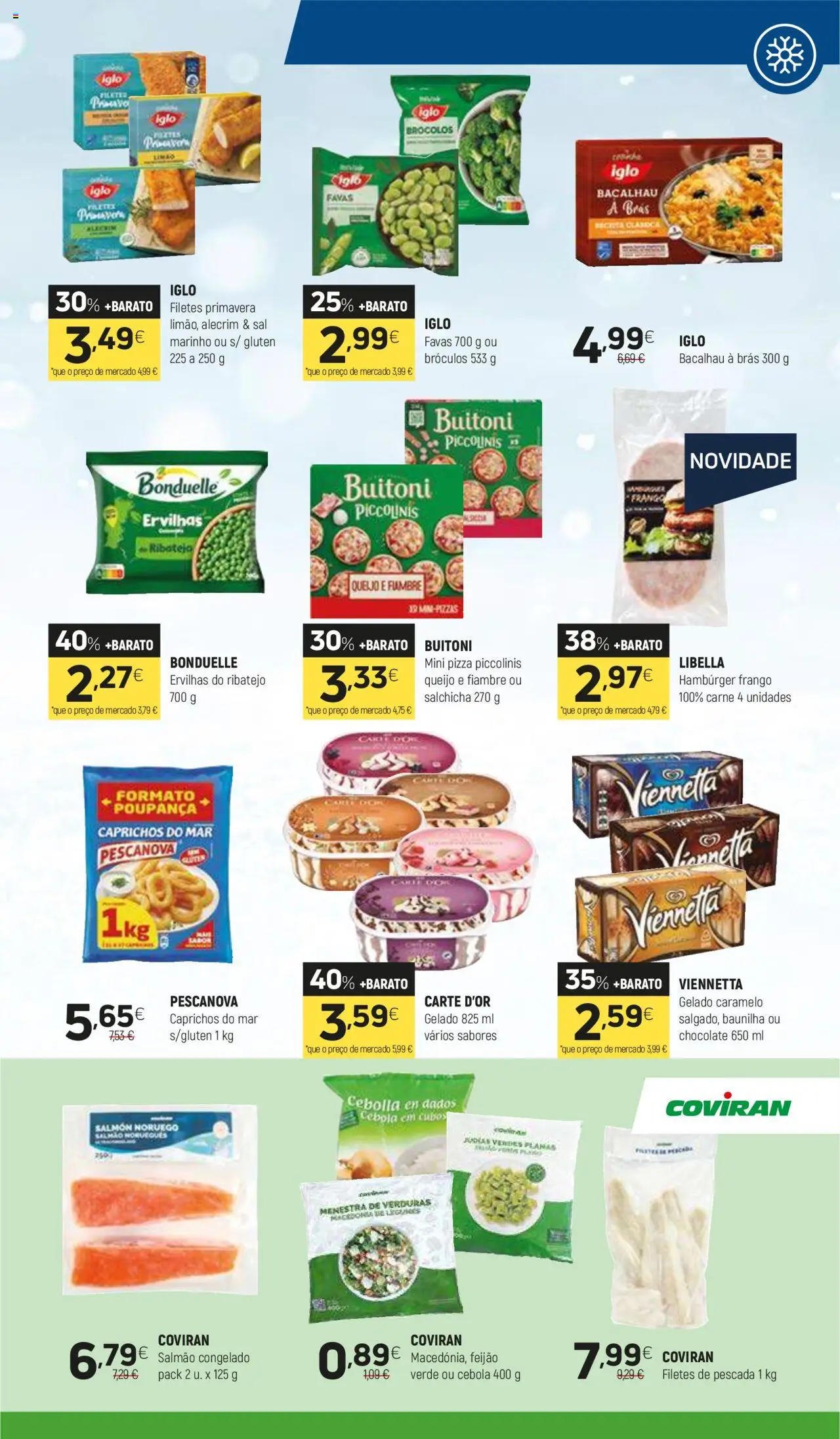 Coviran folheto │ válido de 21.10.2025 | Página: 5 | Produtos: Frango, Cebola, Queijo, Pizza